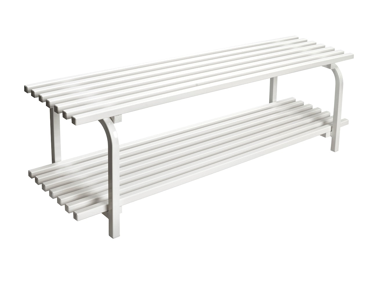 Essem Design Sara Shoe Rack Fritstående 120 cm, hvid