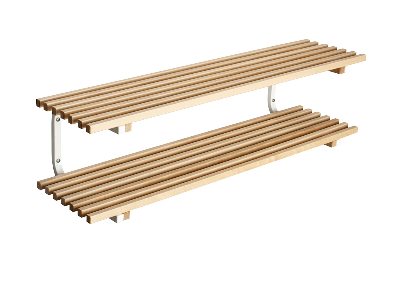 [product_category]-Essem Design Sara Shoe Rack Wall Hung Birch 100 Cm, White-Essem Design-7392157021643-101SV-100 BJ/V-ESS-1