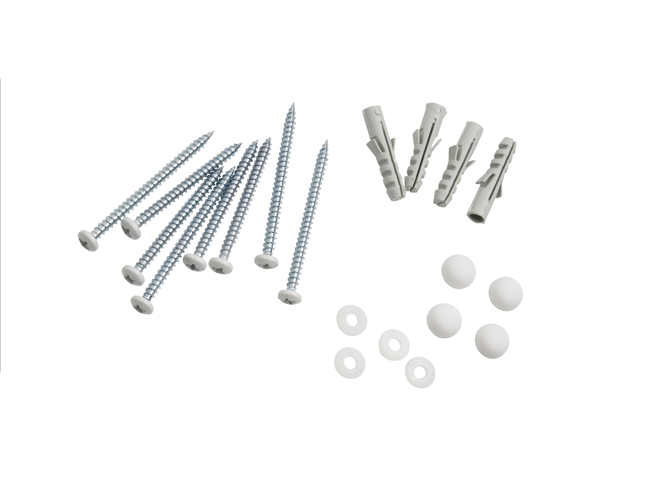 [product_category]-Essem Design Set With Wall Mount Screws, White-Essem Design-7392157000273-50027-ESS-1