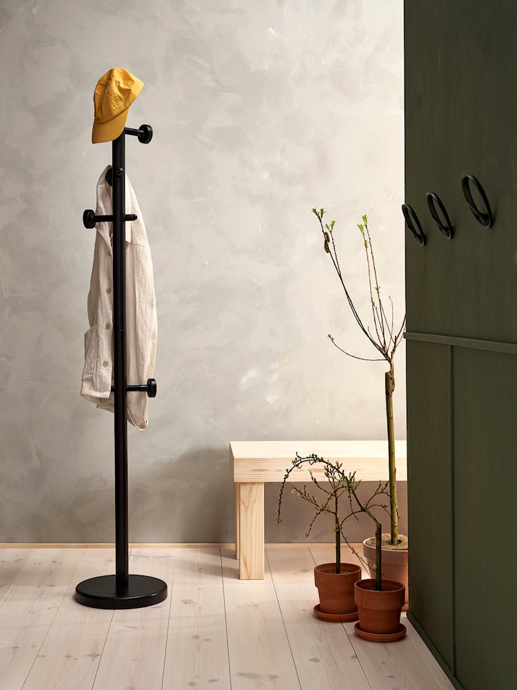 [product_category]-Essem Design Skruvad Coat Rack, Black-Essem Design-7392157030881-50019-ESS-2