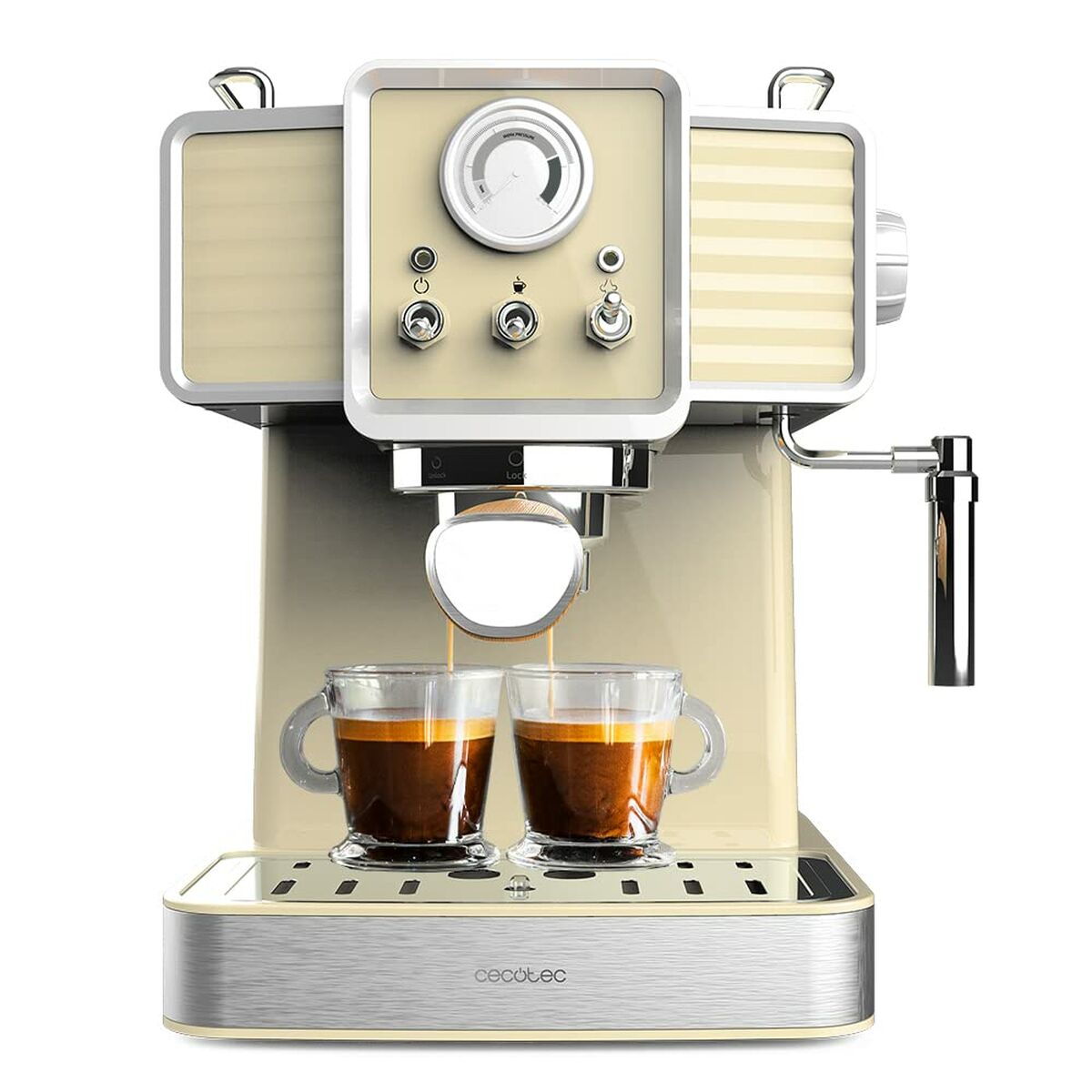 [product_category]-Express Manual Coffee Machine Cecotec Power Espresso 20 1,5 L-Bigbuy-V1707970-2