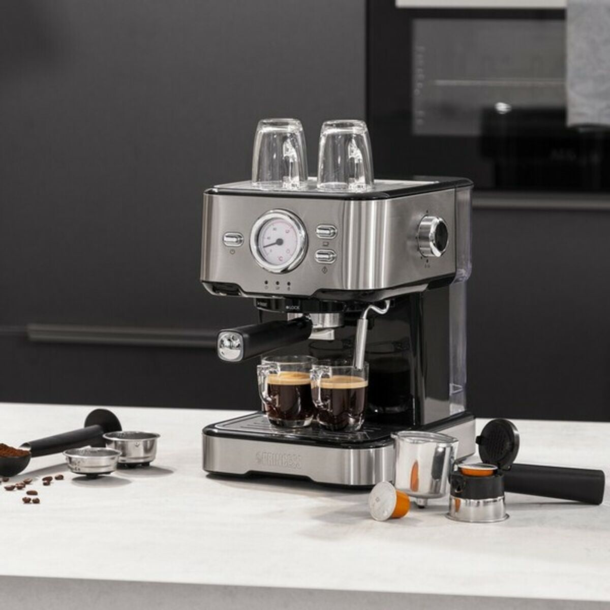 [product_category]-Express Manual Coffee Machine Princess 01.249412.01.001 1,5 L 1100W-Bigbuy-S0427298-12