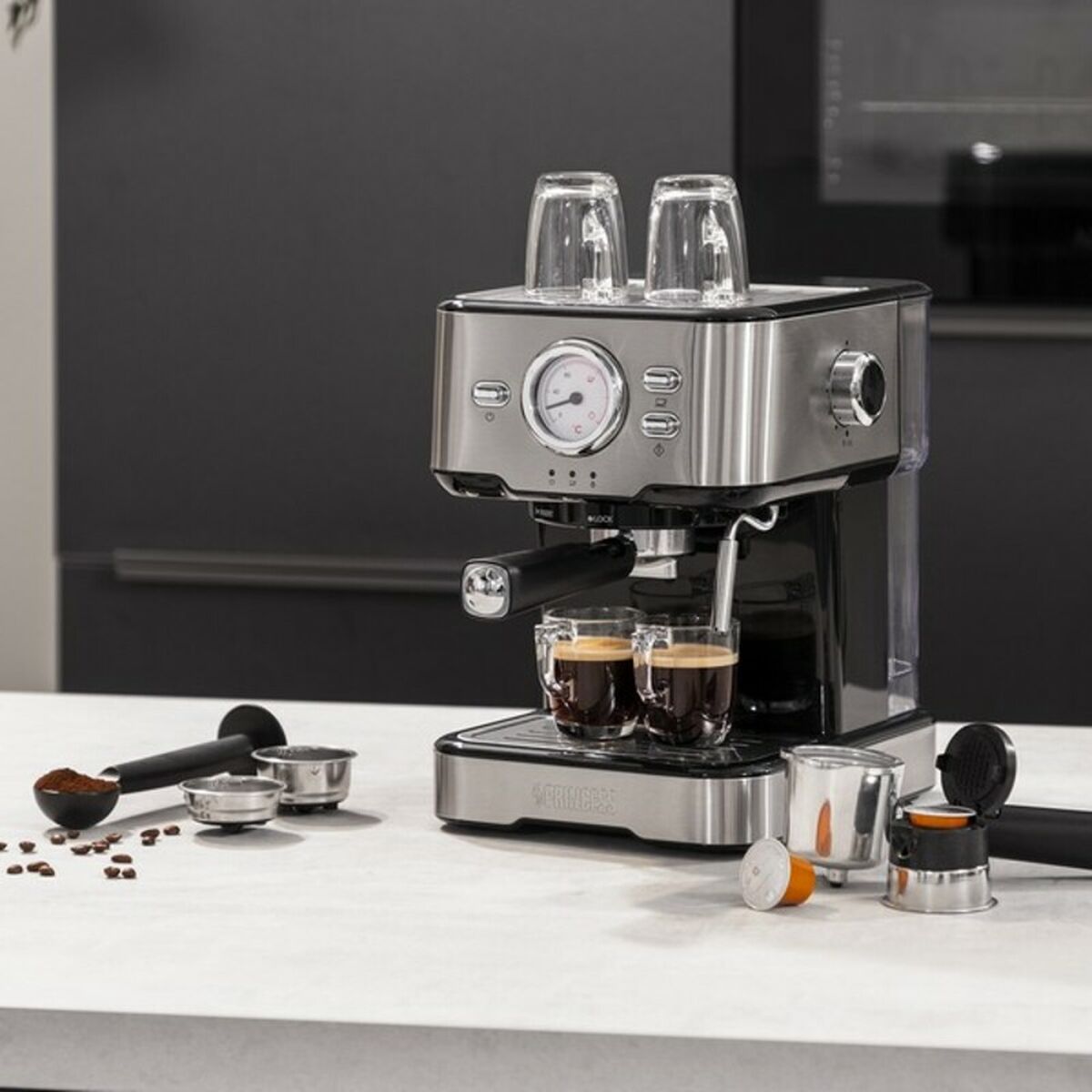 [product_category]-Express Manual Coffee Machine Princess 01.249412.01.001 1,5 L 1100W-Bigbuy-S0427298-15