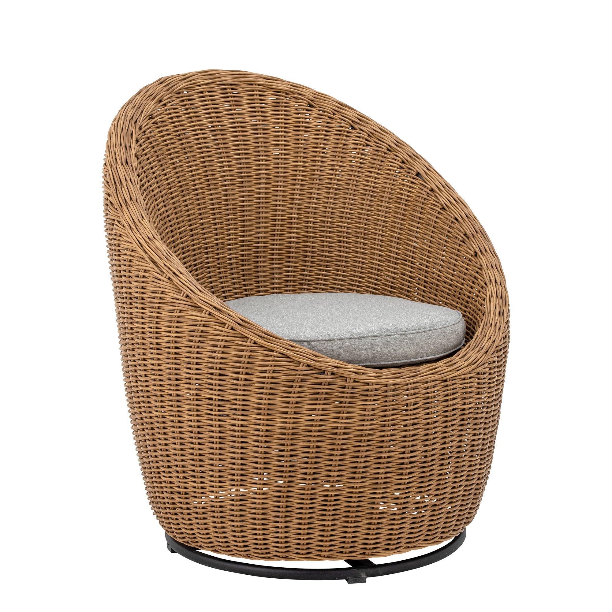 Bloomingville Roccas Lounge Stuhl, Brown, Polyrattan