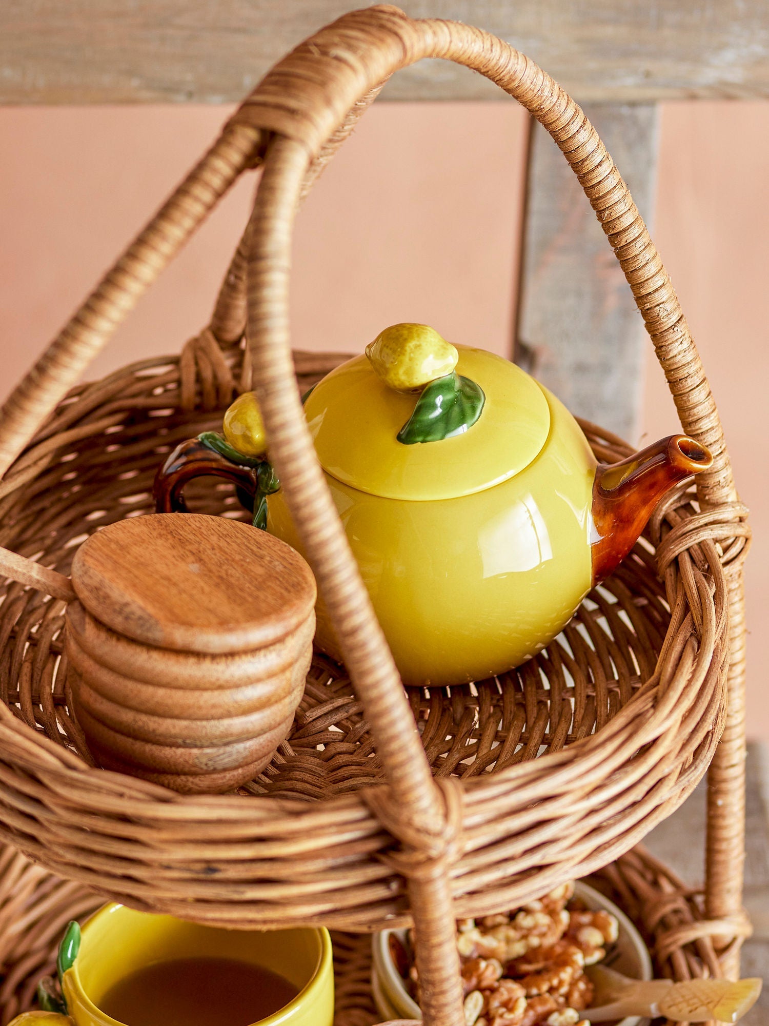 Collection créative TEAPOT LIMONE, Jaune, Stoneware