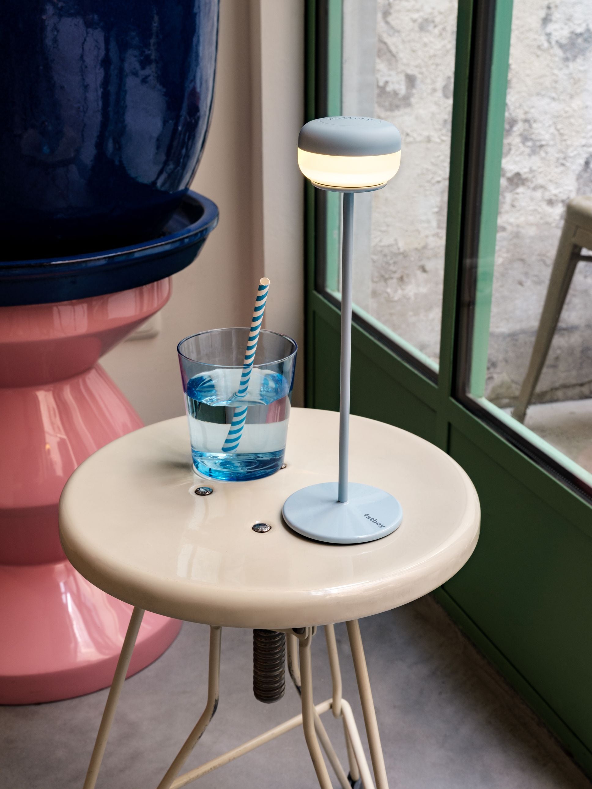 Fatboy Cheerio Tischlampe, Jet Blau