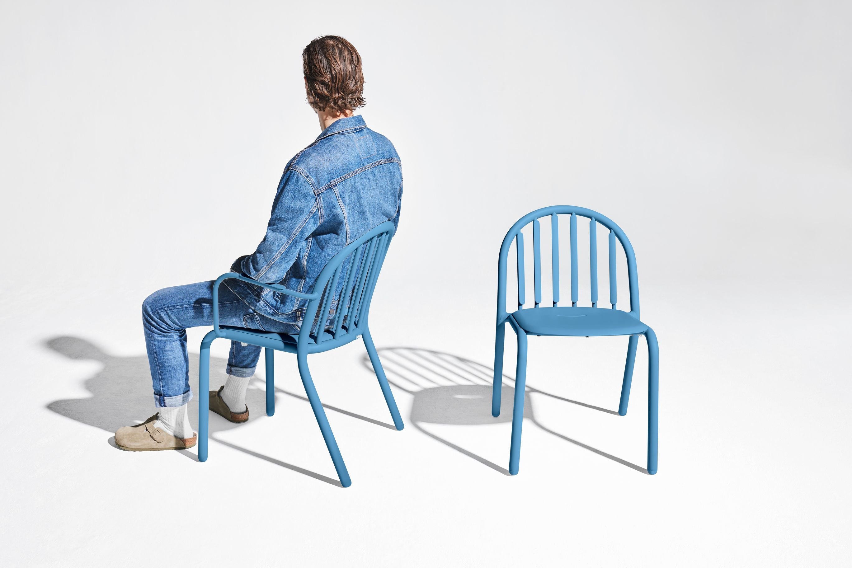 Fauteuil de Fatboy Fred, bleu de vagues