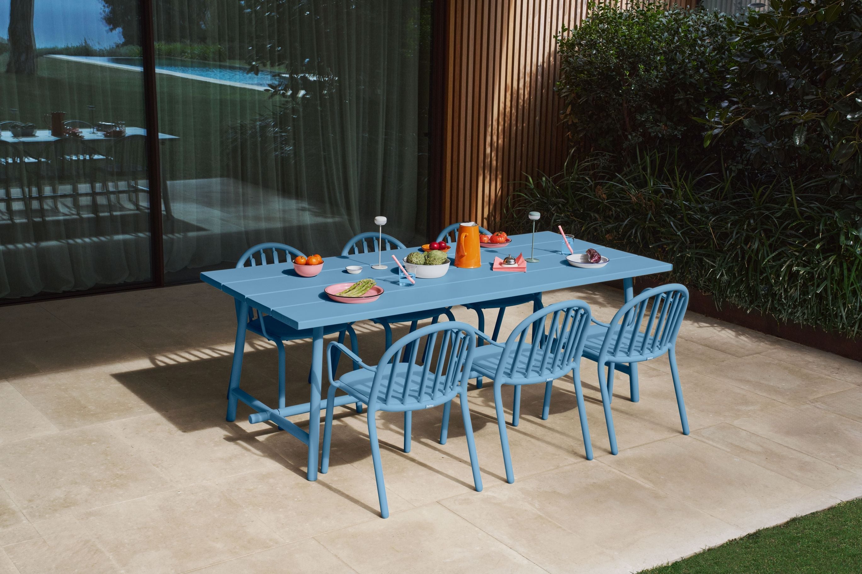 Table de Fatboy Fred, bleu vague