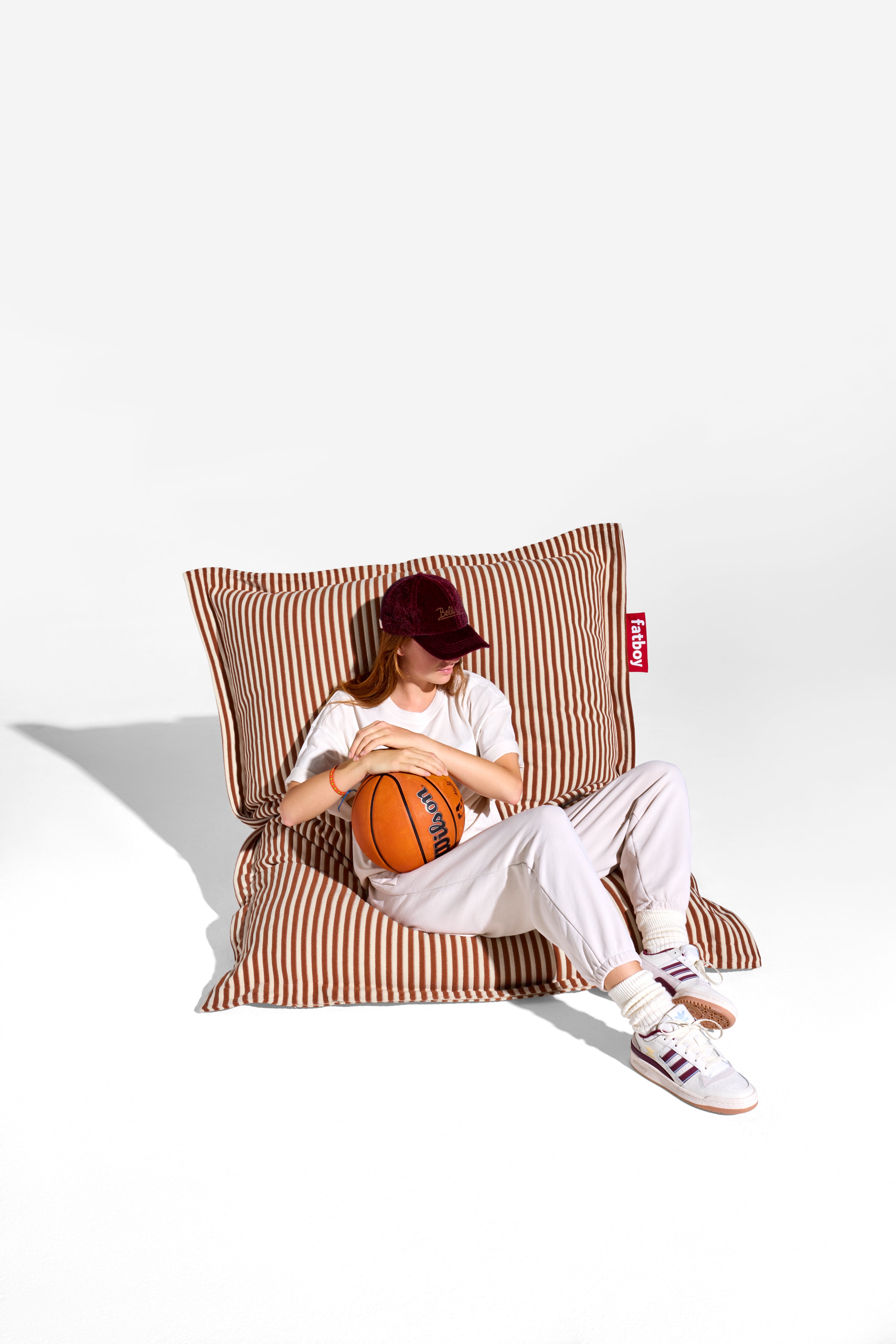 Fatboy Original Slim Beanbag, Cognac/Creme