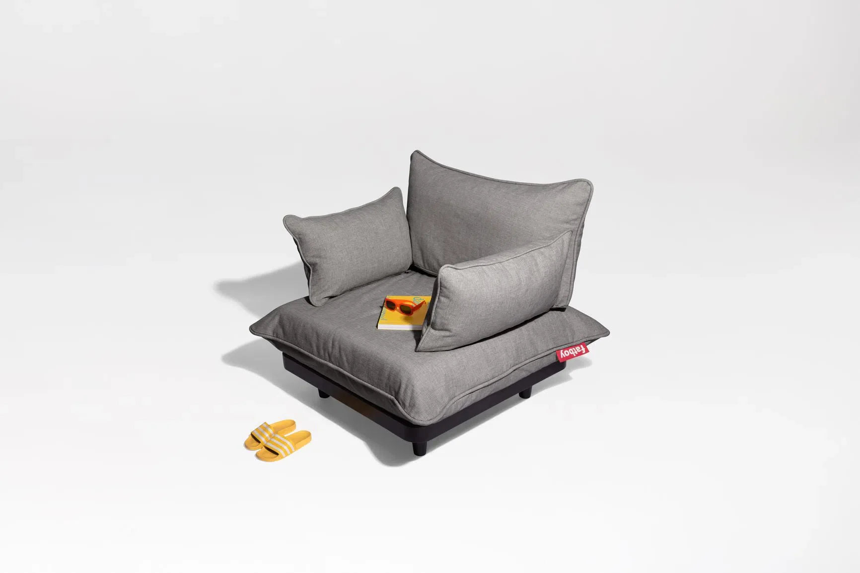 Chaise salon Fatboy Paletti, gris rocheux