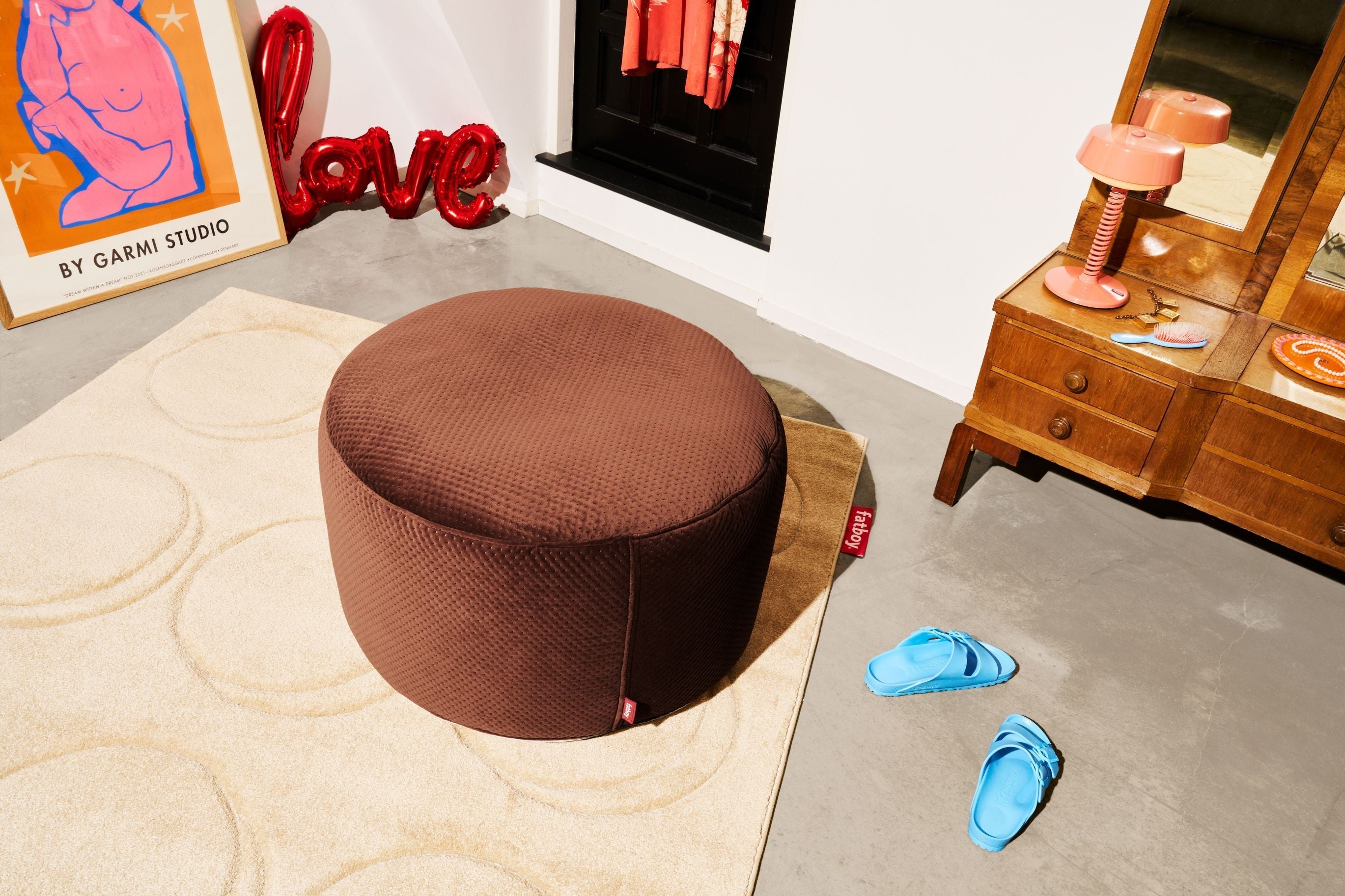 [product_category]-Fatboy Recycled Point Large Royal Velvet Pouf, Tobacco-Fatboy-8719773056610-106063-FAT-5