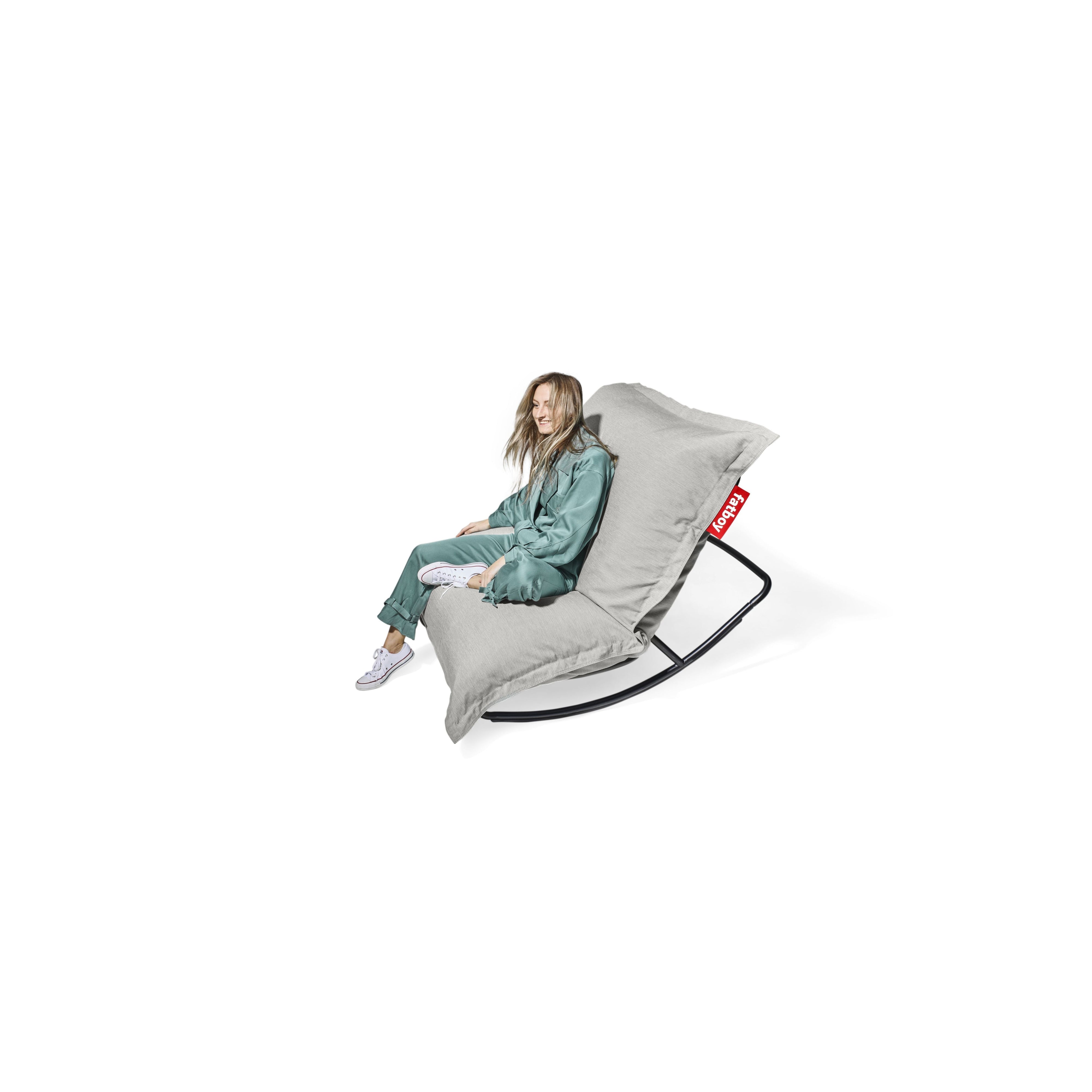 Fatboy Rock'n Roll Rocking Chair, Light Grey