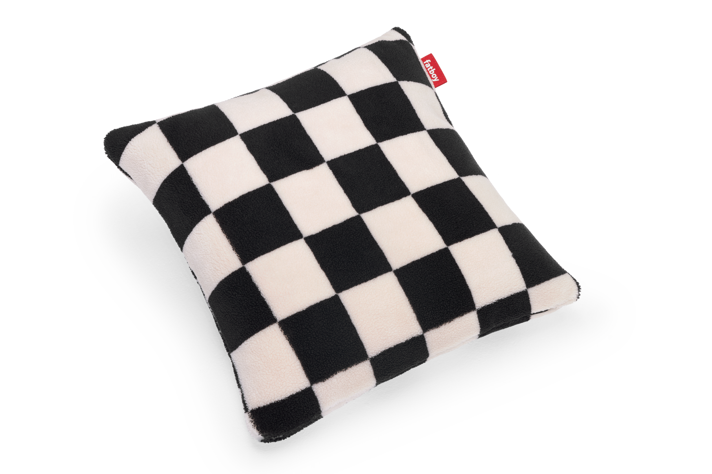 Fatboy Square Pillow, Black/Ecru