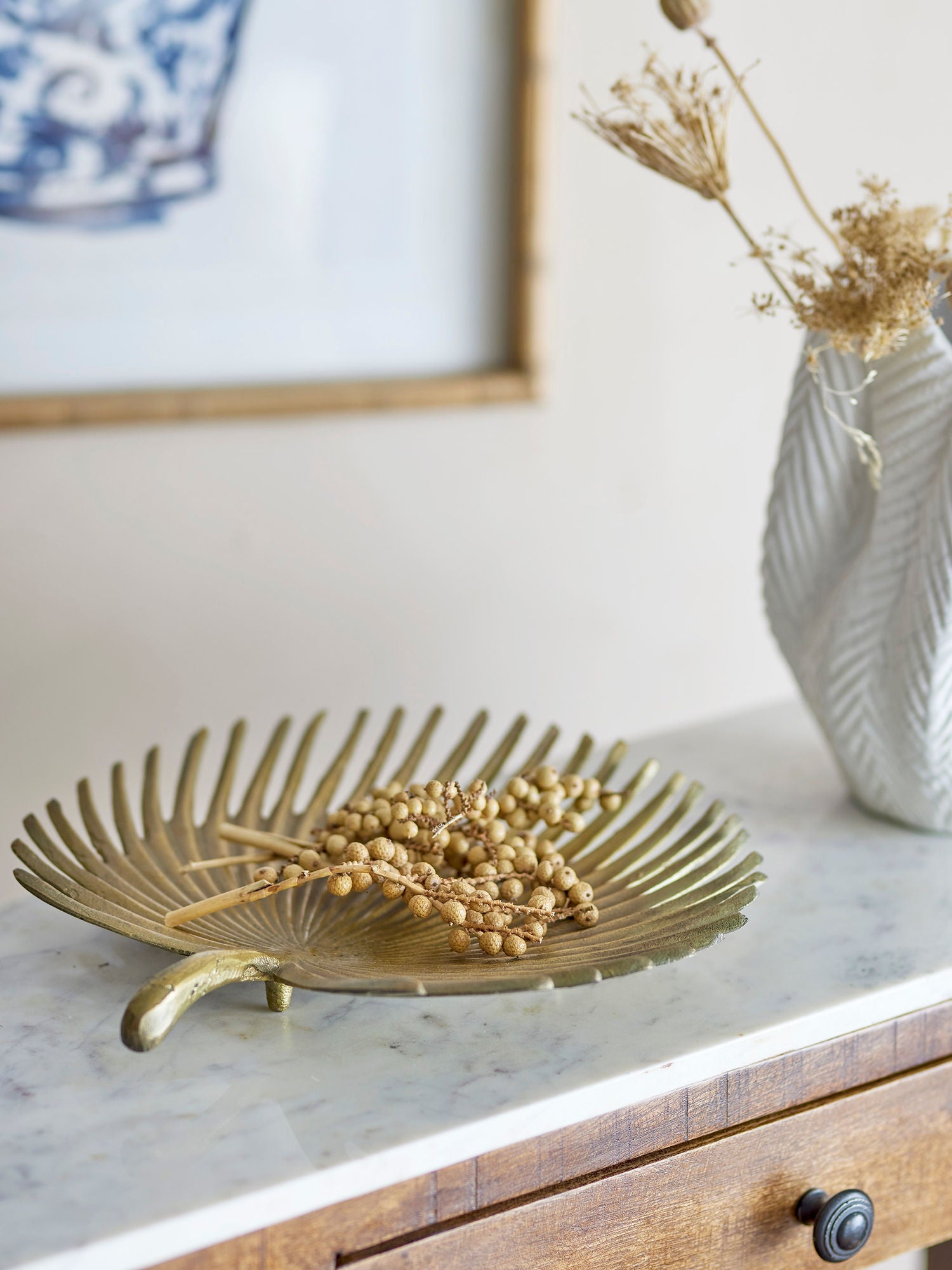 Creative Collection Lillie Tray, Brass, Aluminium