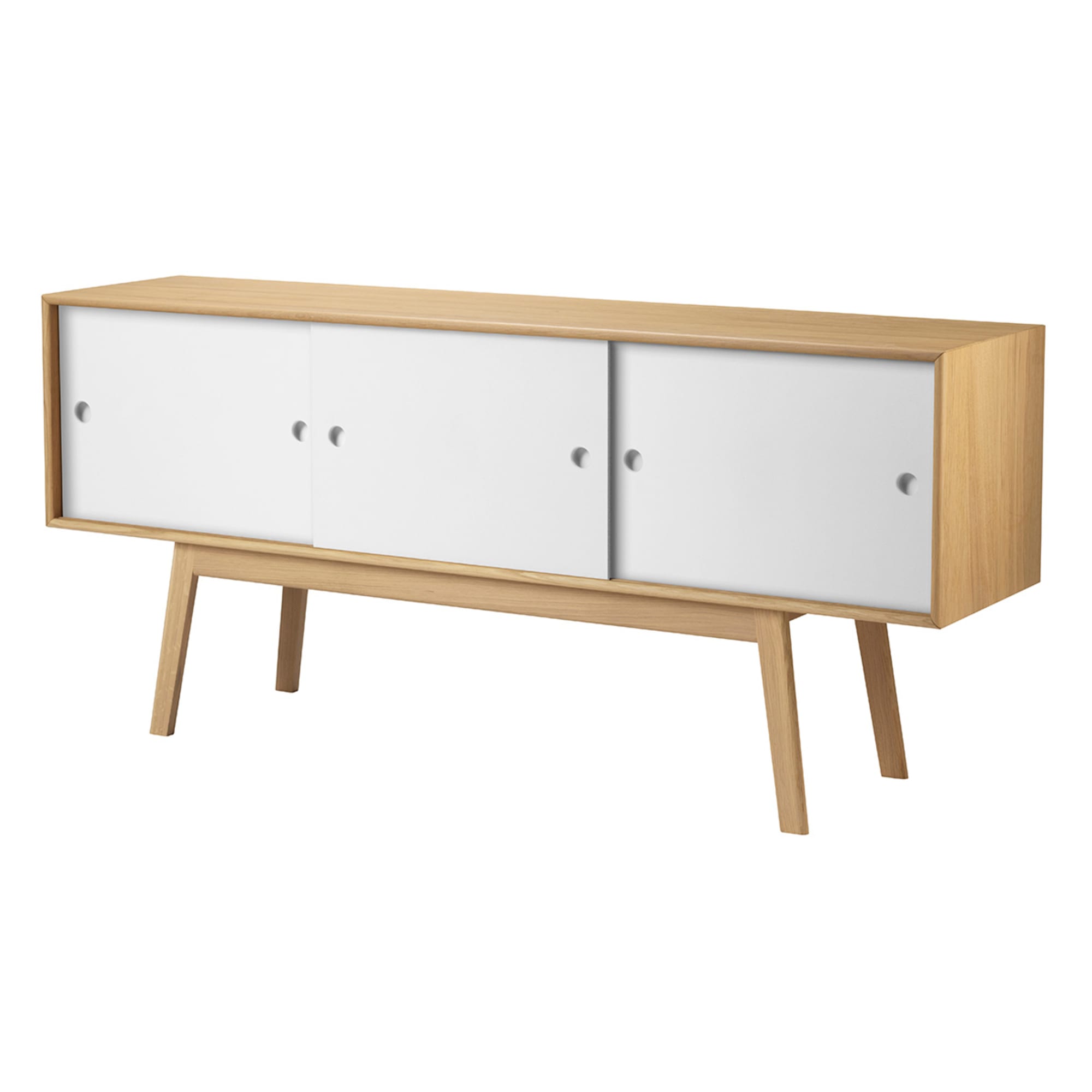 FDB Møbler A85 Butler Sideboard, Eiche/Weiß