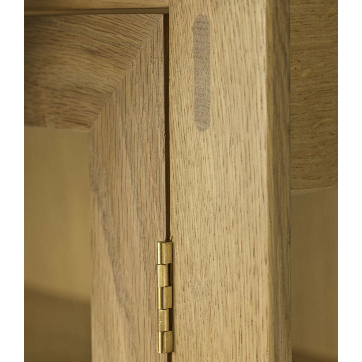 FDB Møbler A90 Bodenne Afficher Cabinet Oak Natural, H: 178 cm