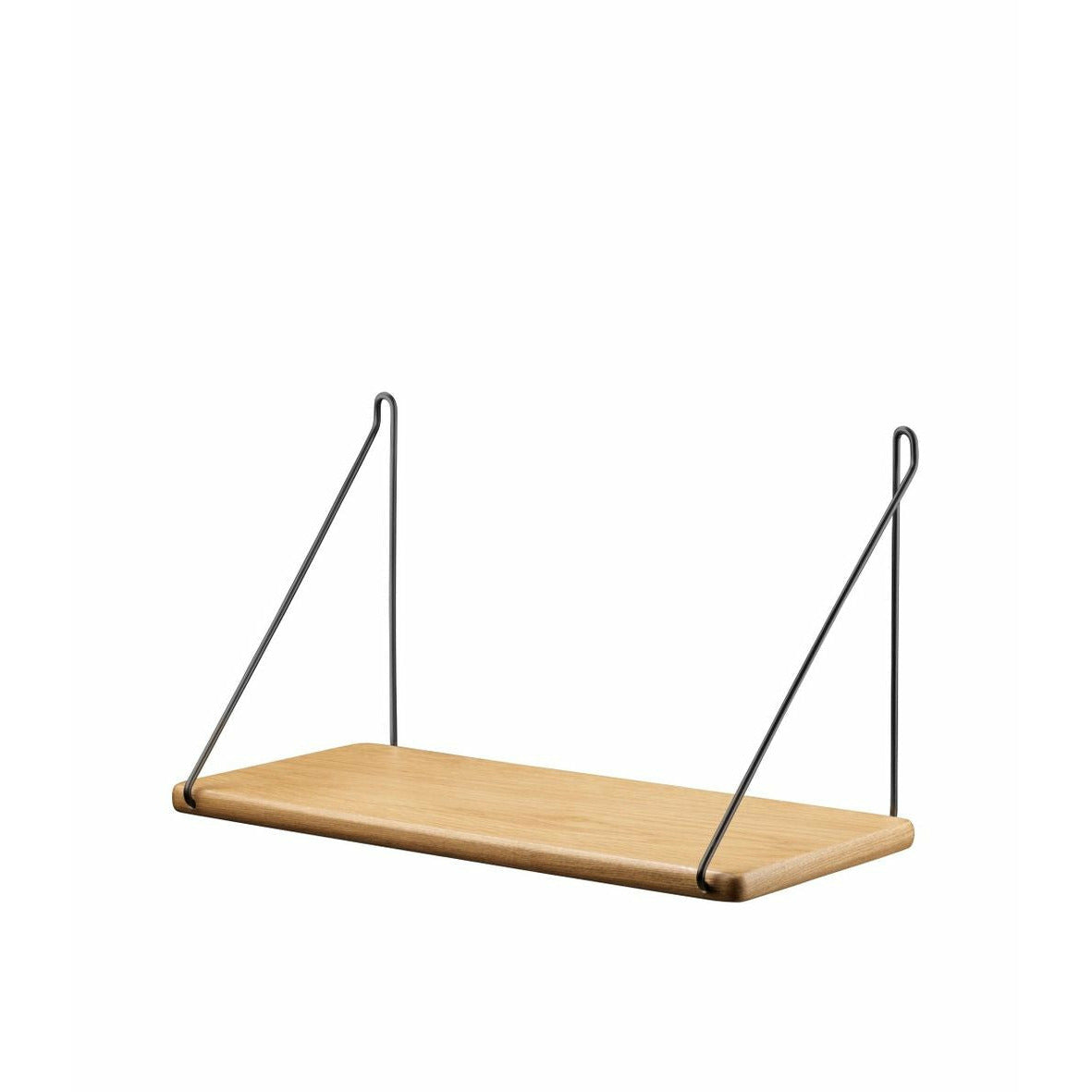 Fdb Møbler B145 Shelf With Brackets 45 Cm, Black