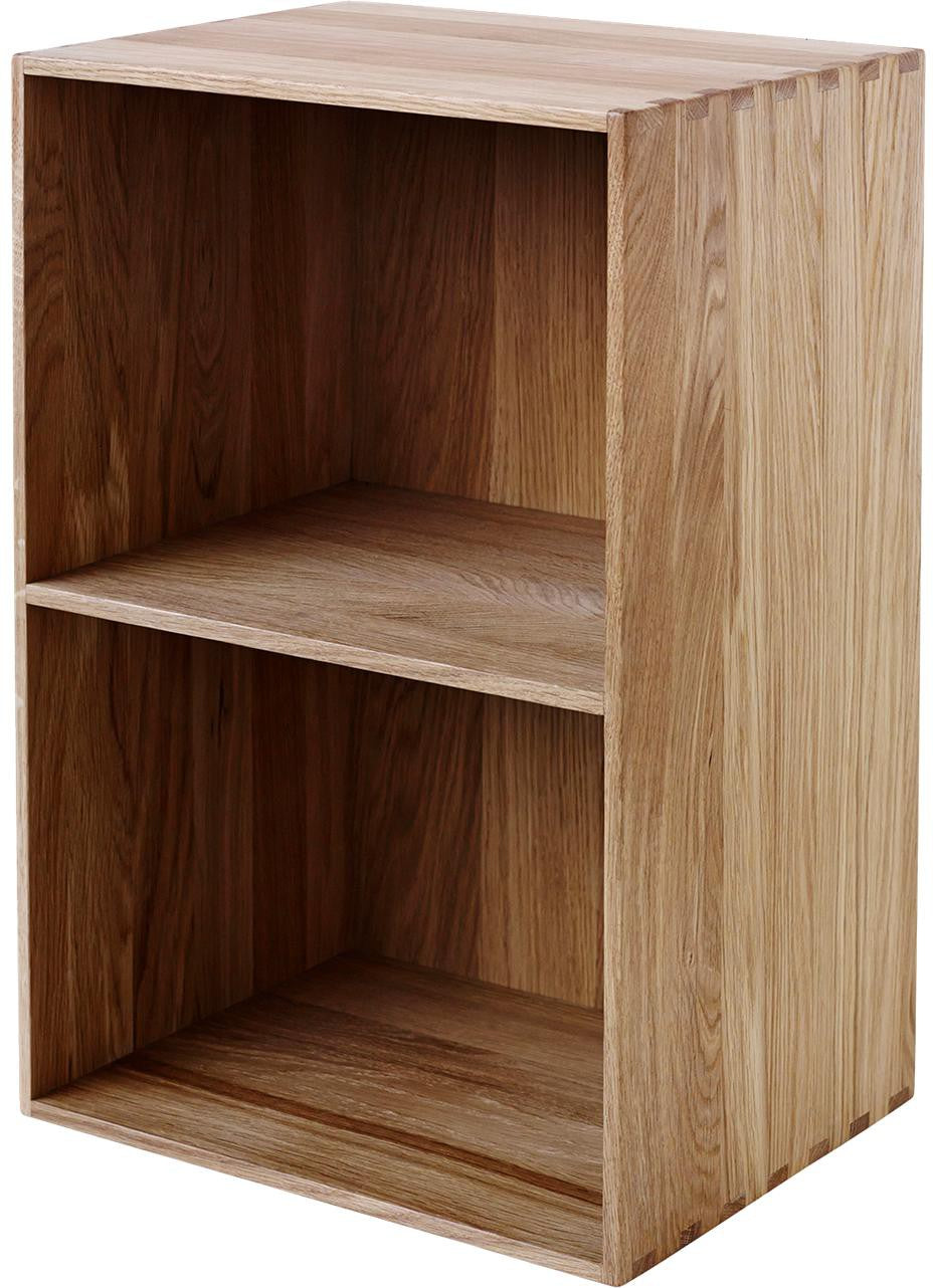 Fdb Møbler B98 Bookcase, Lacquered Oak