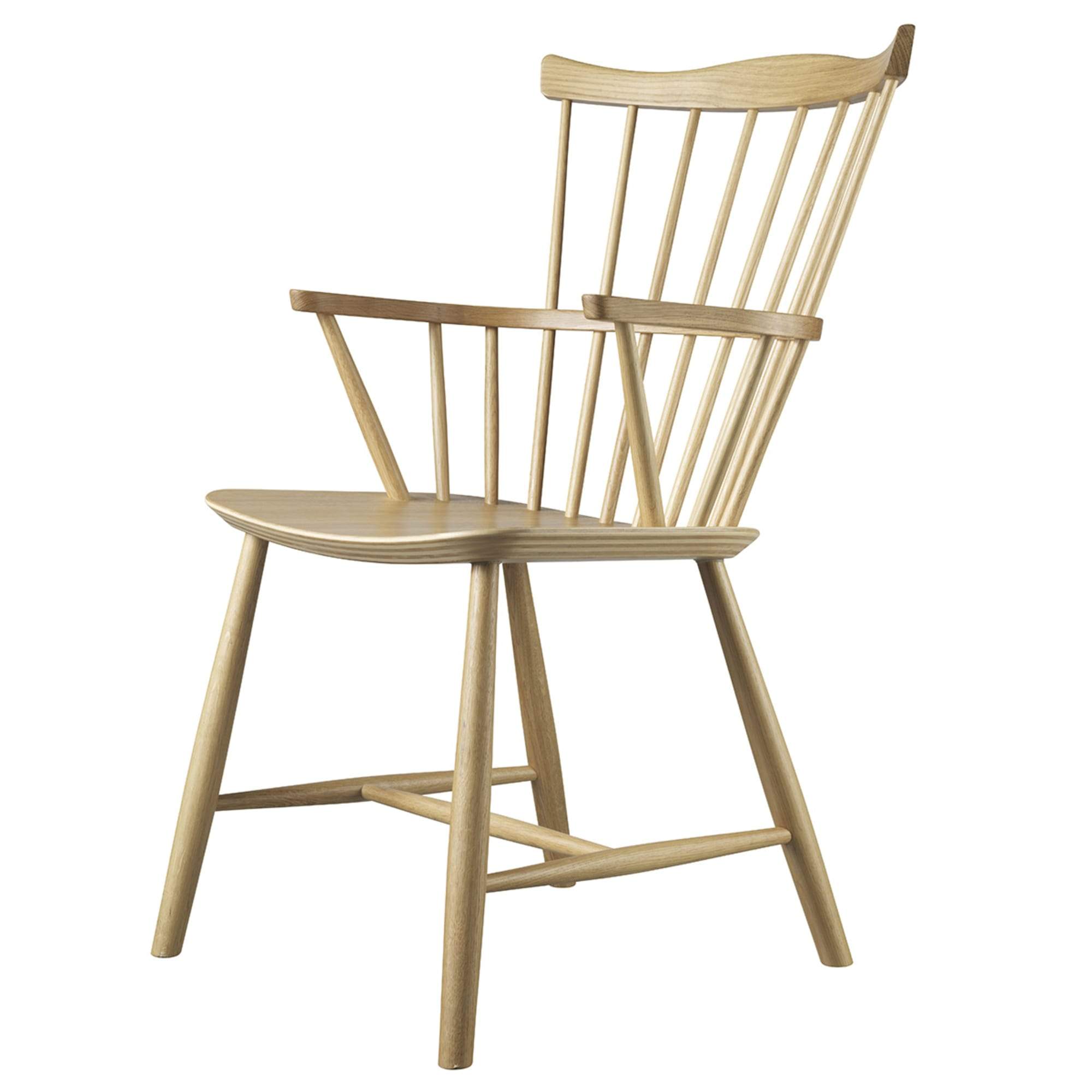 Fdb Møbler Børge Mogensen Chair In Oak, Natural, H 90cm