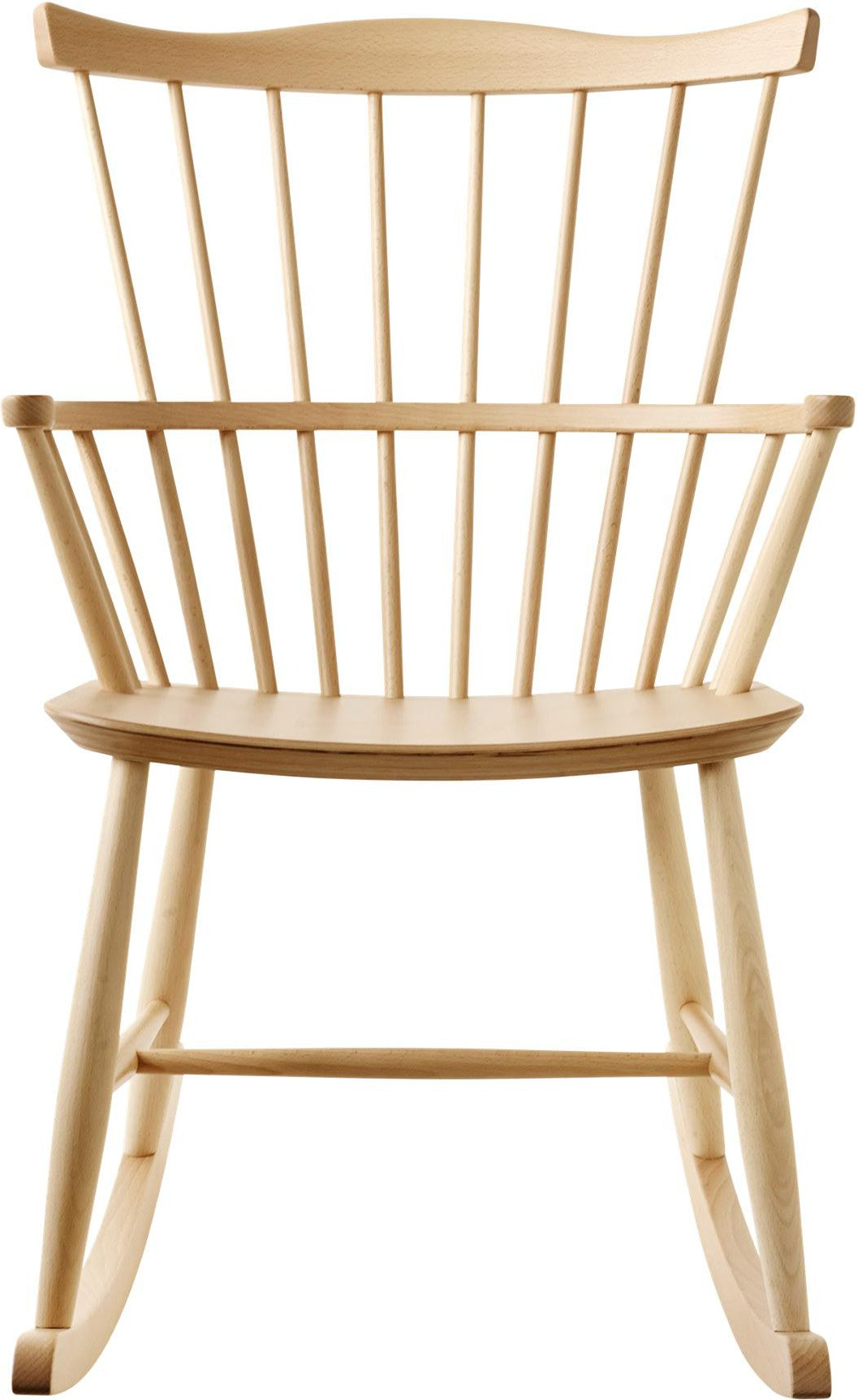 Fdb Møbler Børge Mogensen Rocking Chair Beech, Natural, H 90cm