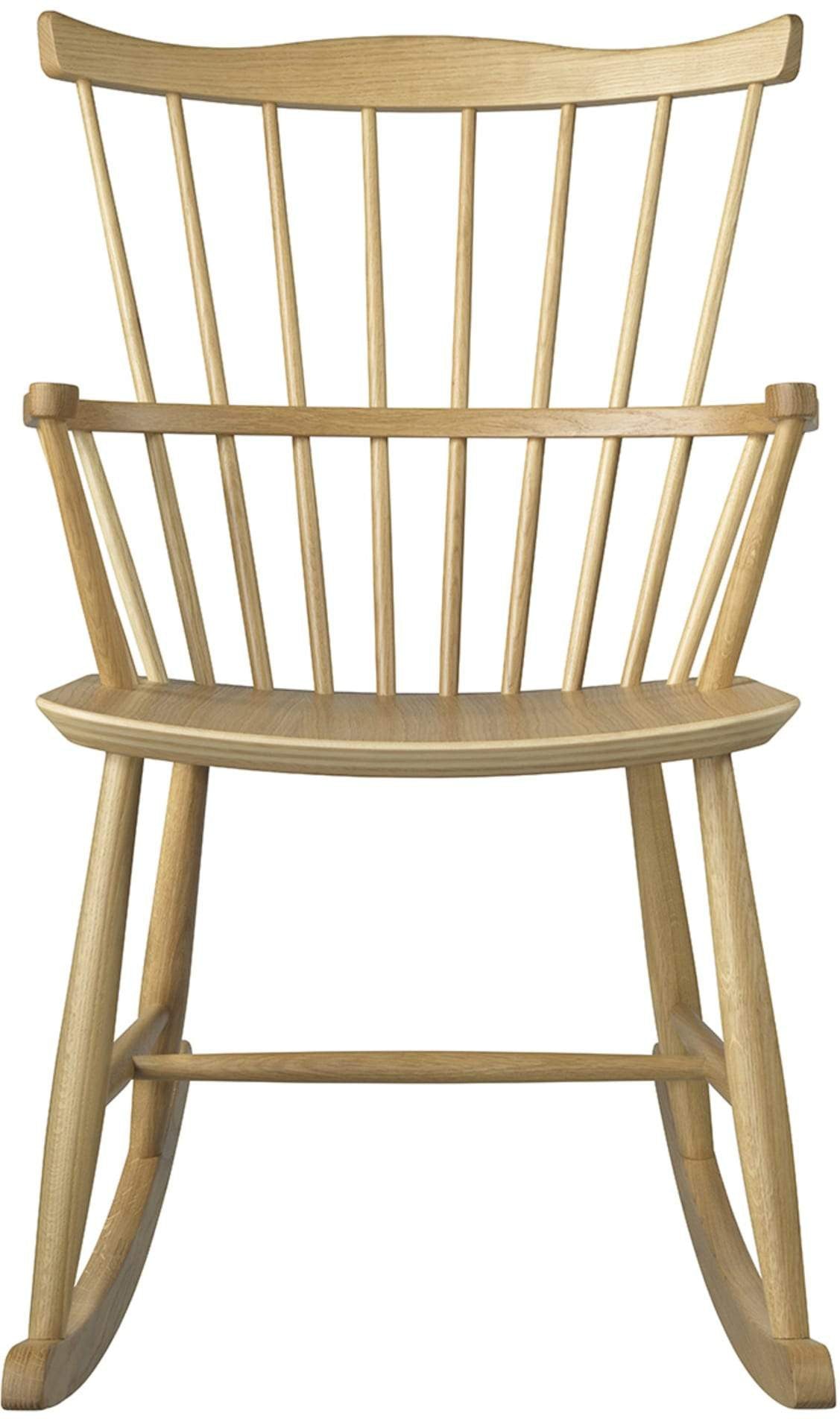 FDB Møbler Børge Mogensen Rocking Chair Oak, Natural, H 90cm