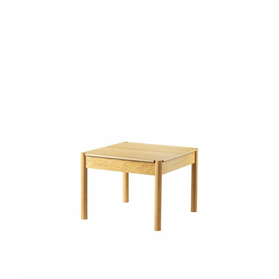 FDB Møller C44 sofabord 60x60 cm, naturlig/beige grå