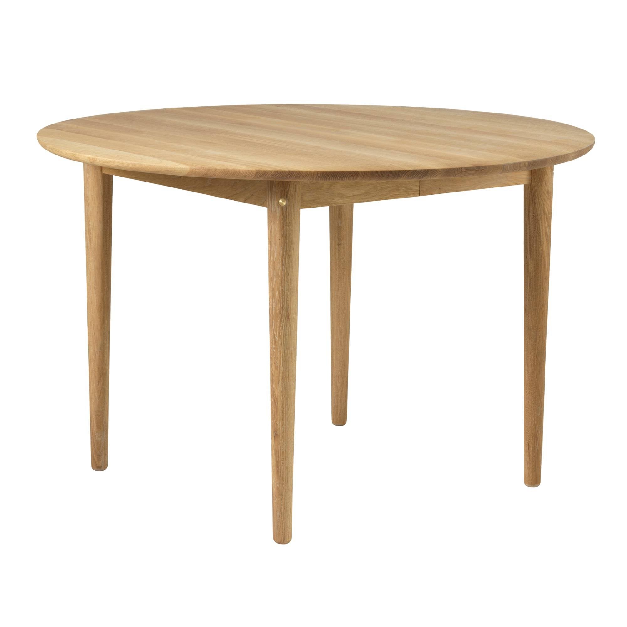 Fdb Møbler C62 E Table à manger avec fonction extractible, Chêne