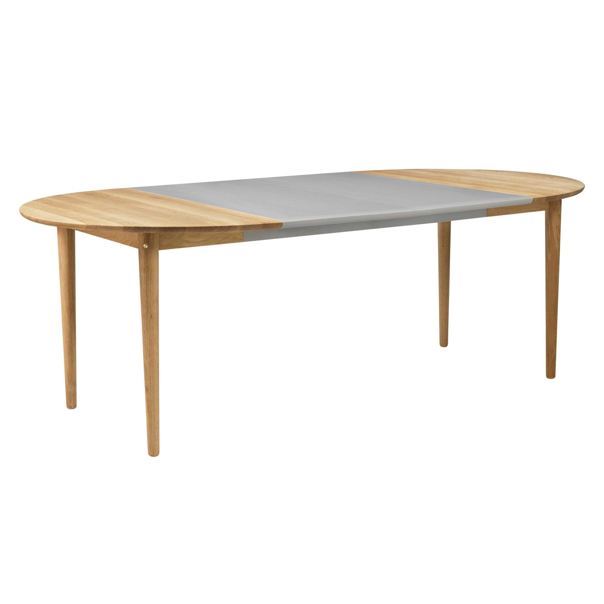 Fdb Møbler C62 E Table à manger avec fonction extractible, Chêne