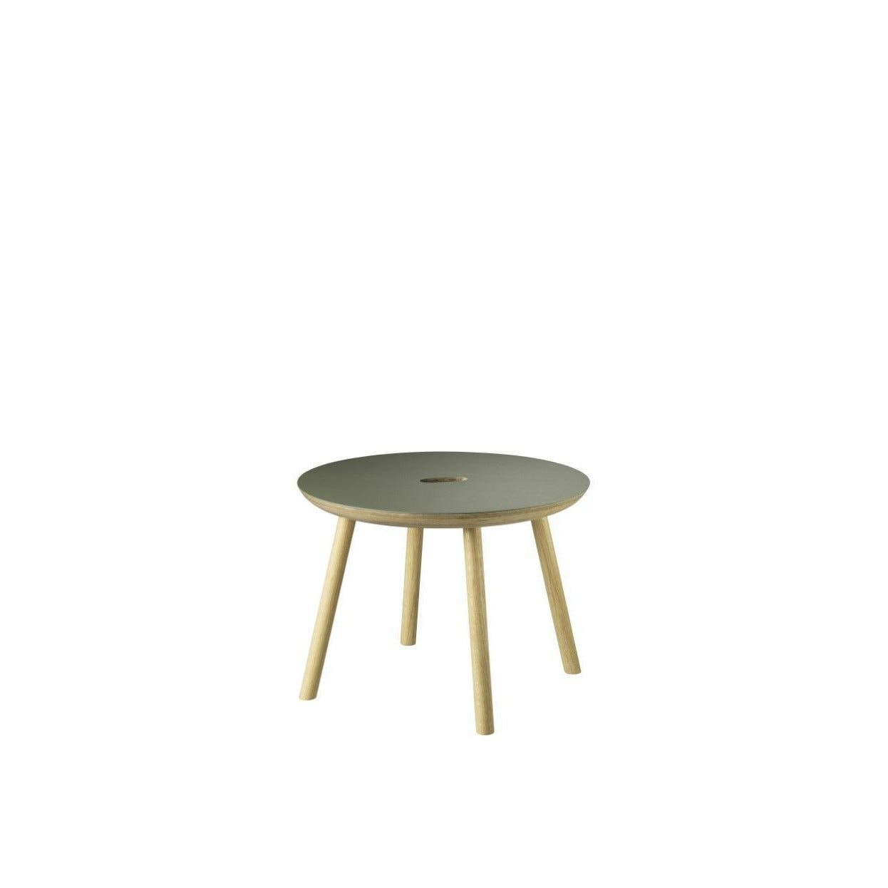 FDB Møbler D105 Gesja Coffee & Sidetable Ø 50 cm, Olive