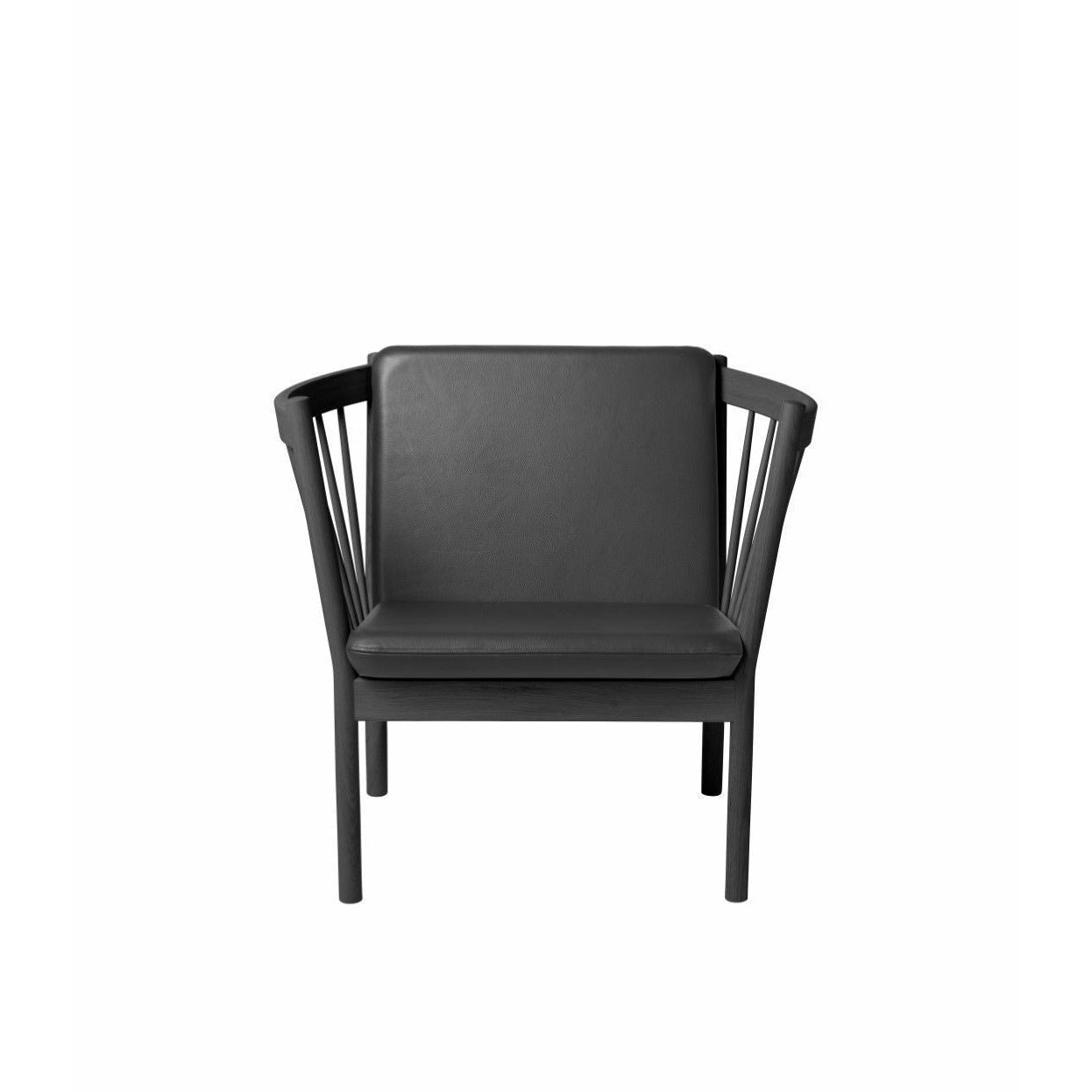 FDB Møbler J146 fauteuil, zwart/zwart