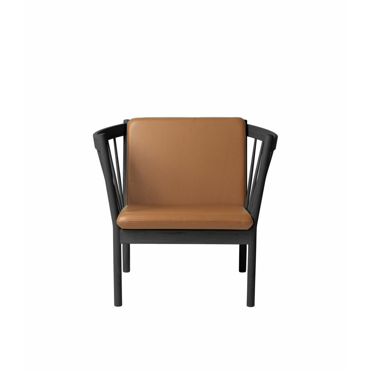 FDB Møbler J146 fauteuil, noir / cognac