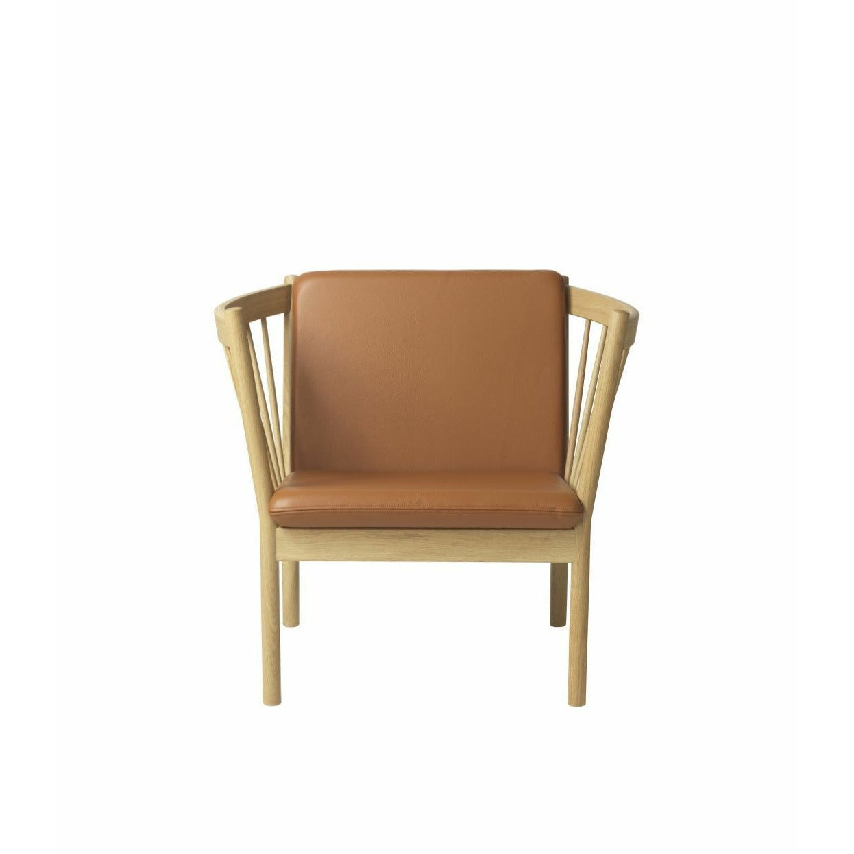 FDB Møbler J146 fauteuil, natuurlijke/cognac