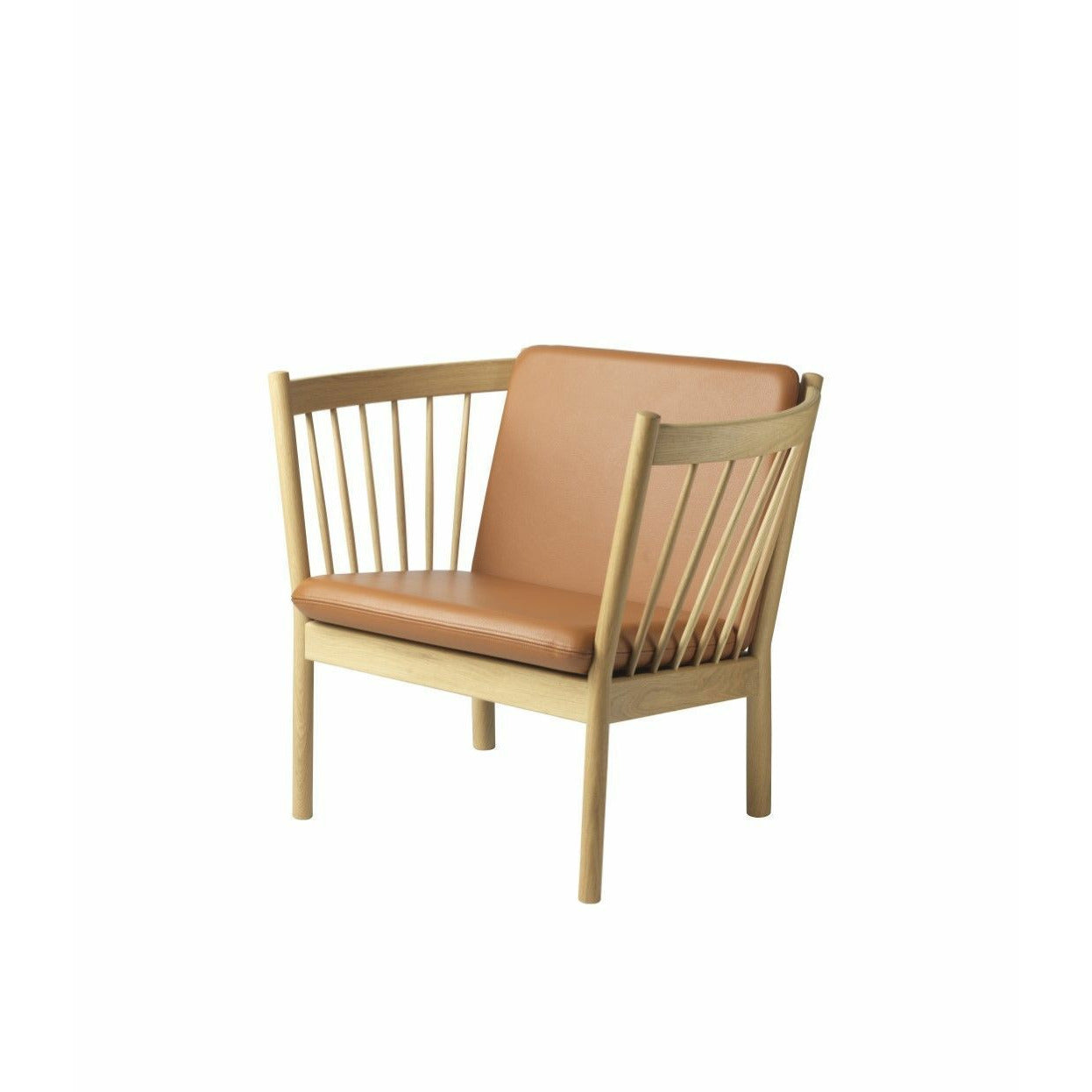 Fdb Møbler J146 Armchair, Natural/Cognac