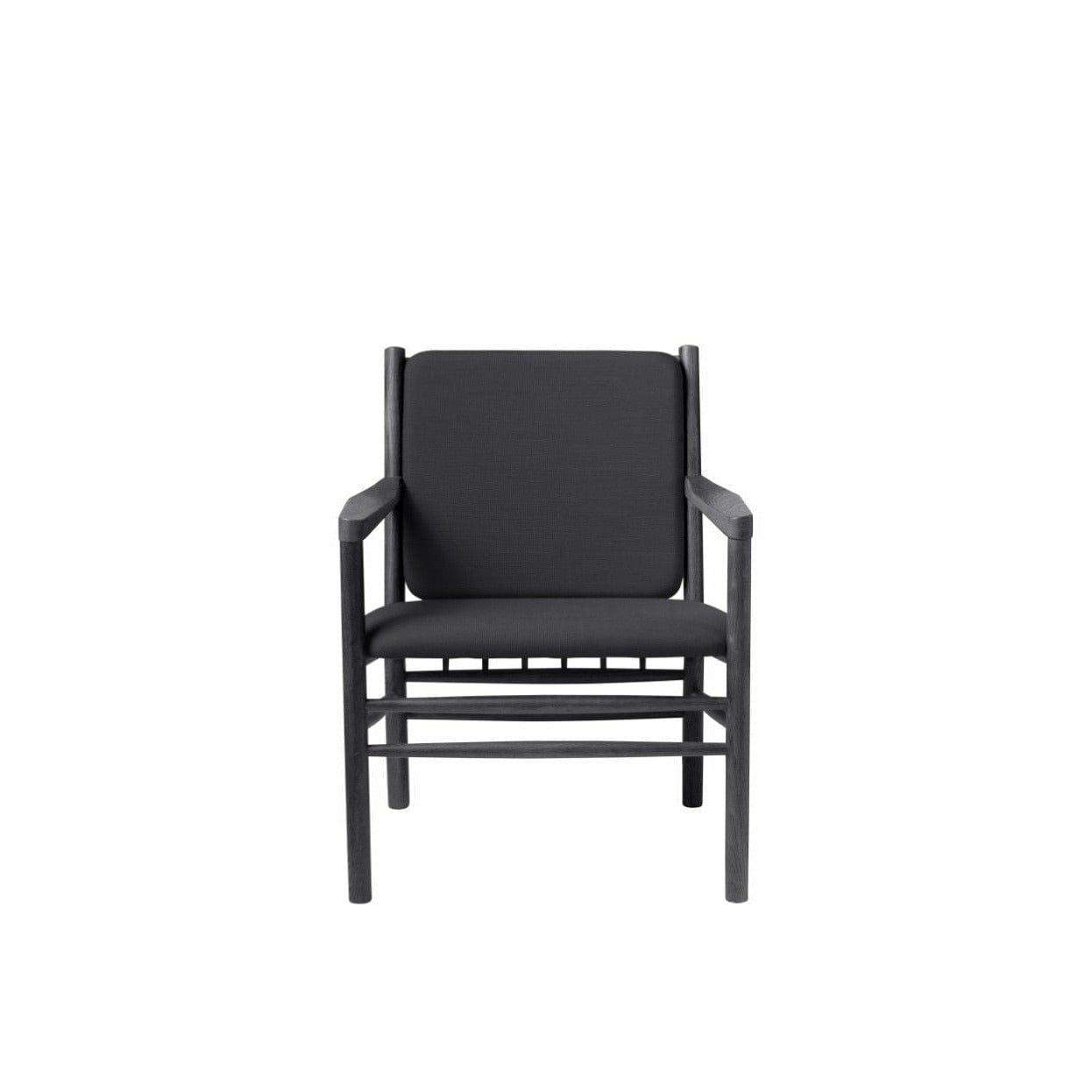 FDB Møbler J147 Sillón, negro/gris oscuro