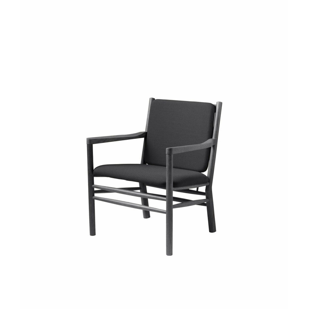 FDB Møbler J147 Sillón, negro/gris oscuro