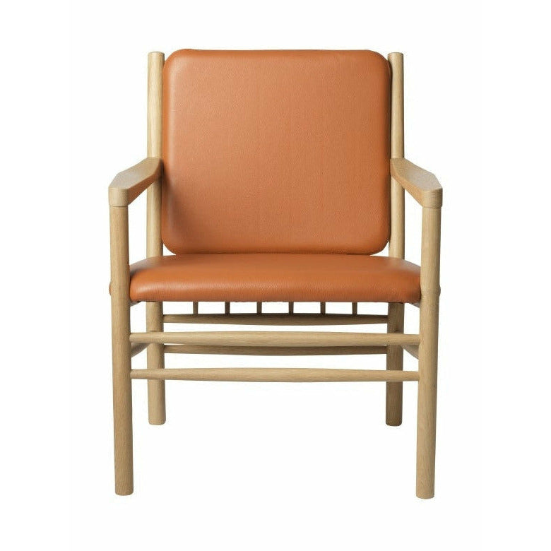 FDB Møller J147 Armchair, Natural/Cognac