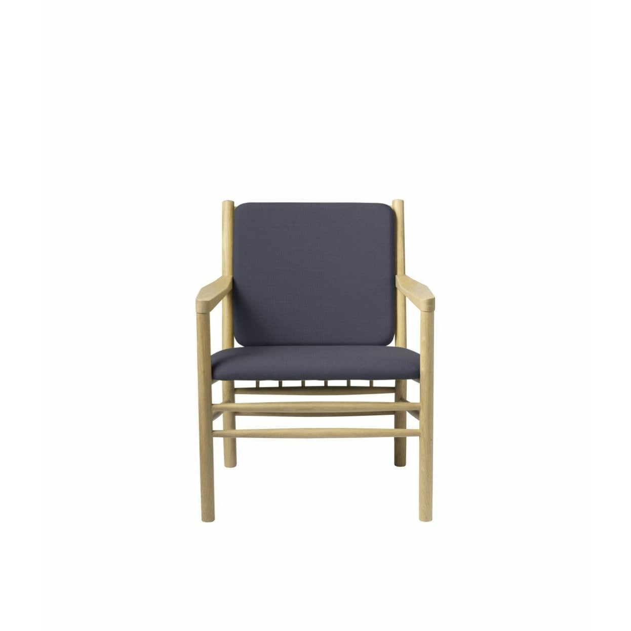 FDB Møller J147 Armchair, Natural/Mørgeblå