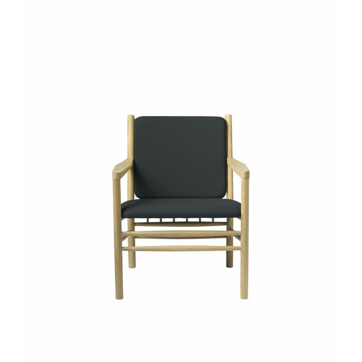 FDB Møbler J147 fauteuil, naturel / Mørkegrøn