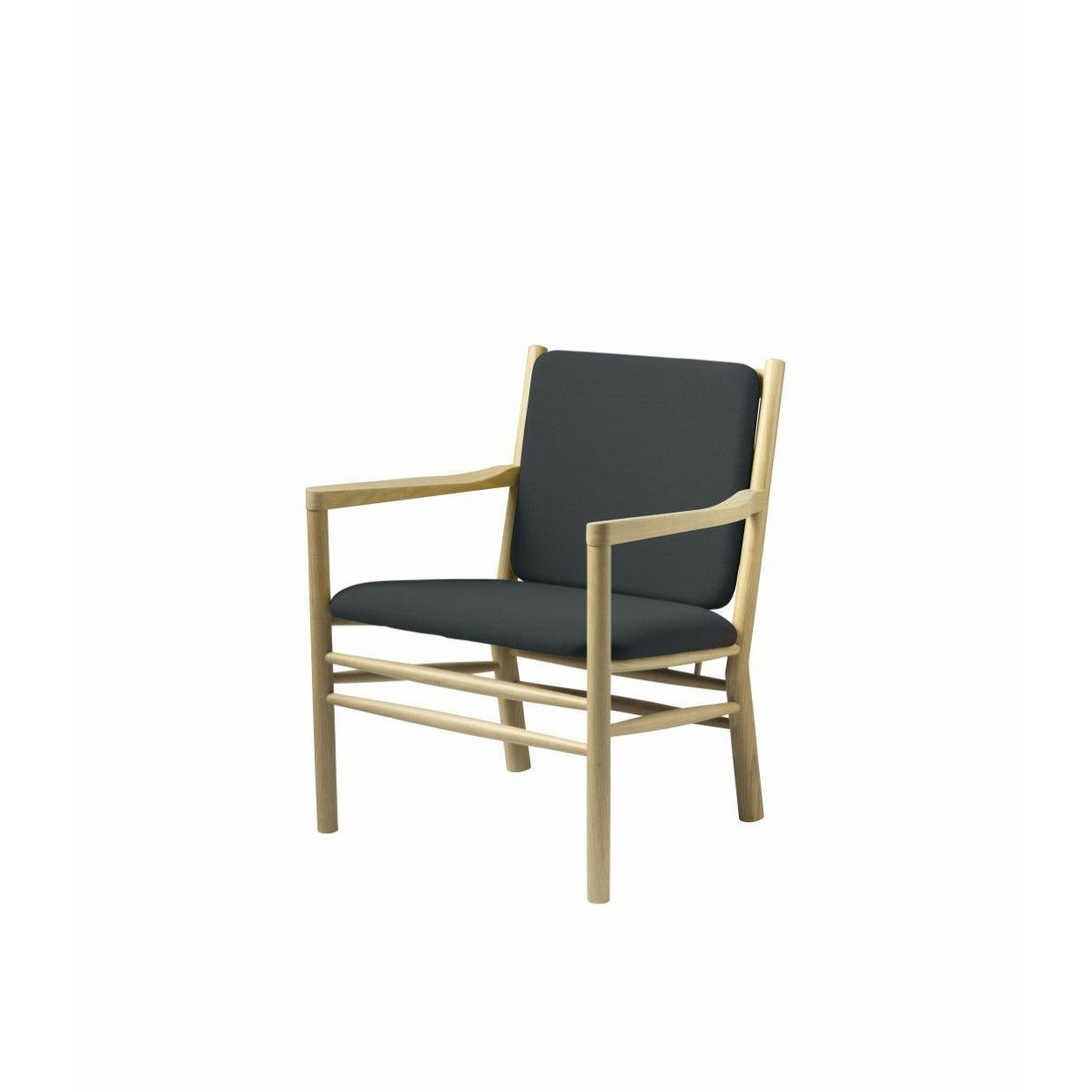 FDB MØBLER J147 Armchair, Natural/Mørgegrøn