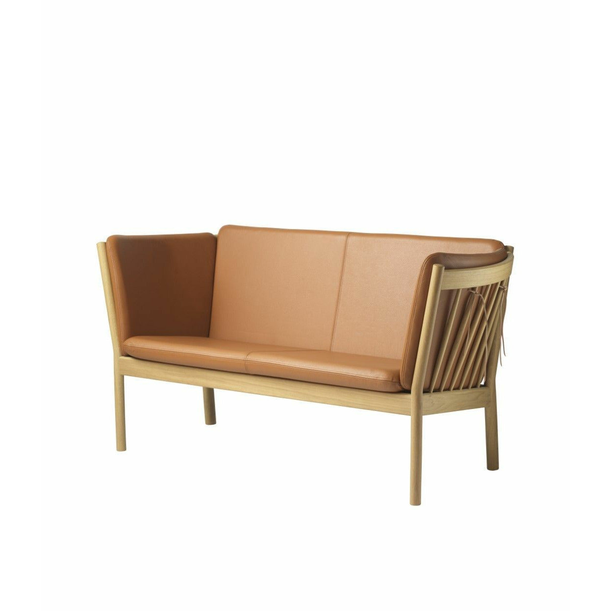 Fdb Møbler J148 To-personers sofa, Natur/Cognac