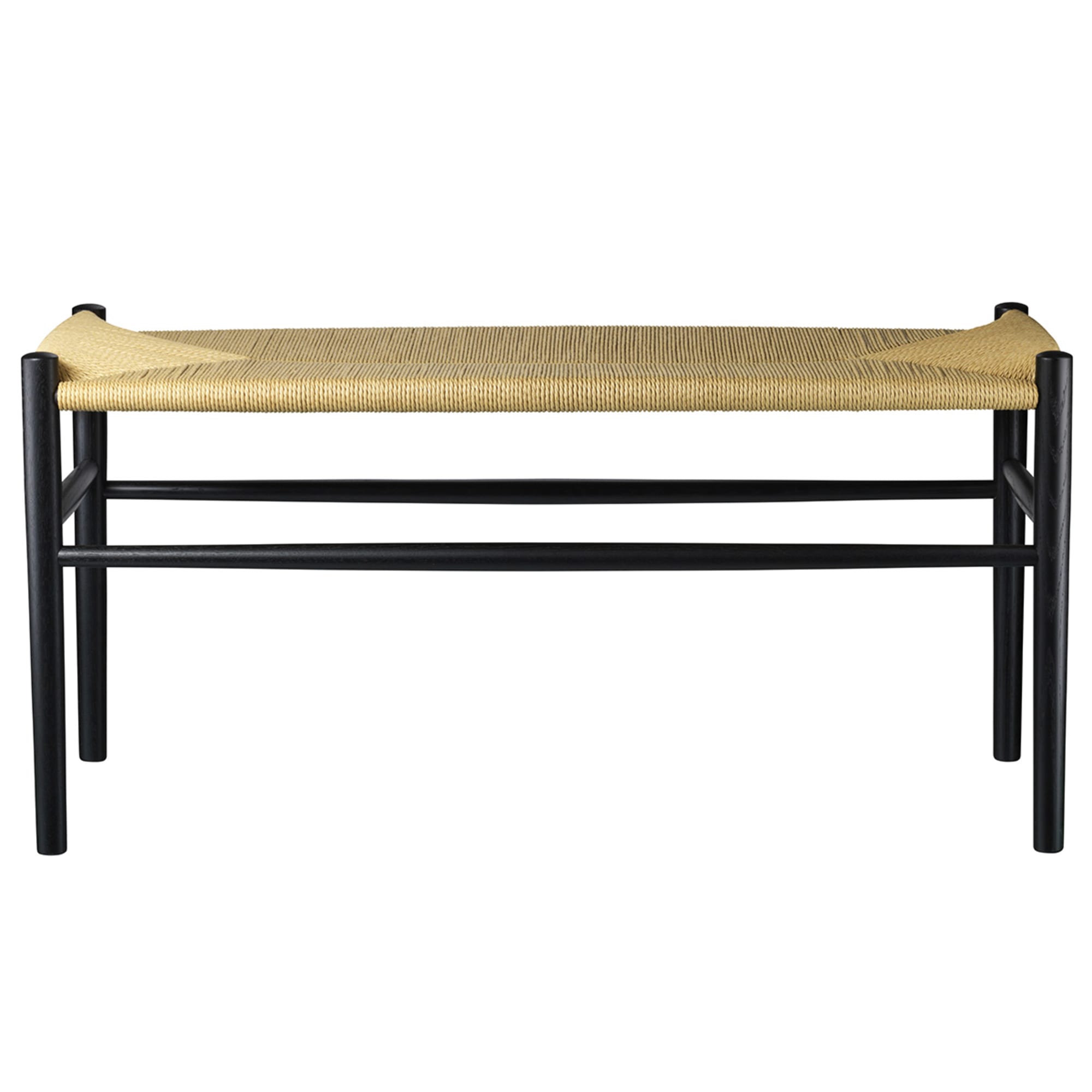 FDB Møller J163 Bækmark Piano Bench, Black/Natural