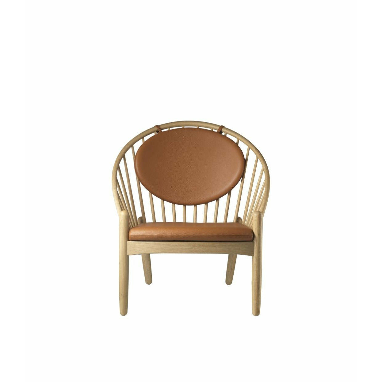 FDB Møbler J166 Jørna Chair, Natural / Cognac