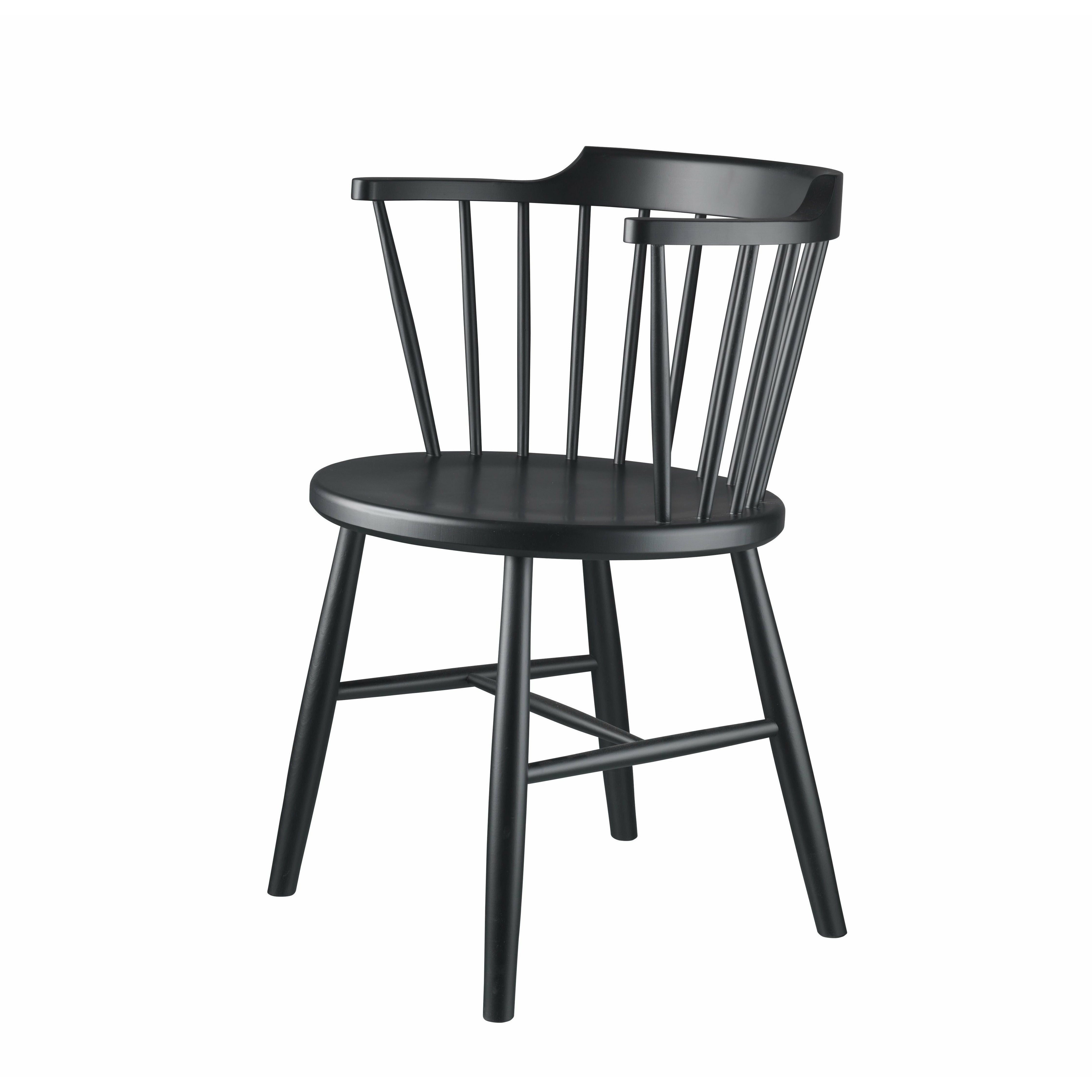 FDB Møbler J18 Børge Mogensen Chair, Negro