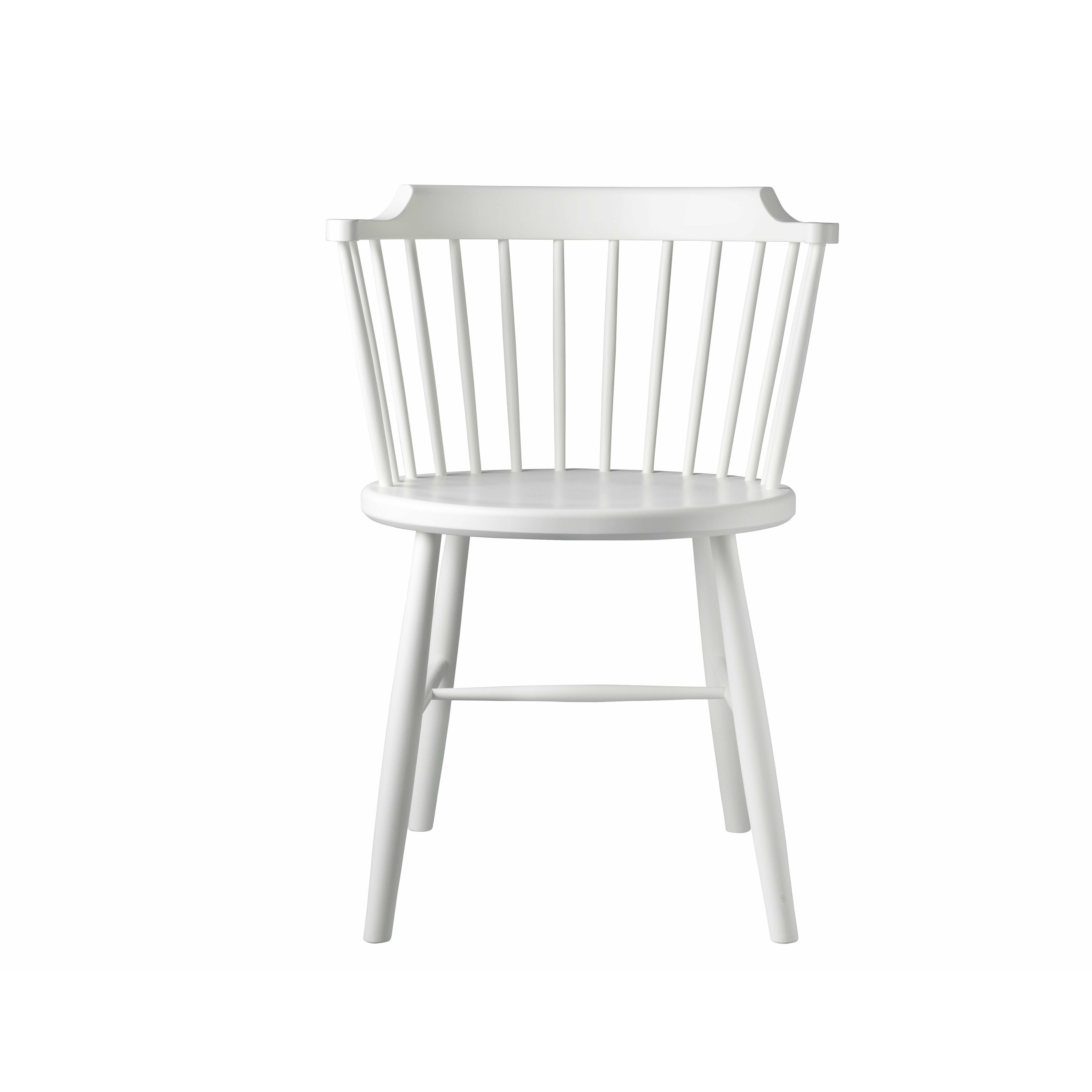 Fdb Møbler J18 Børge Mogensen Chair, White