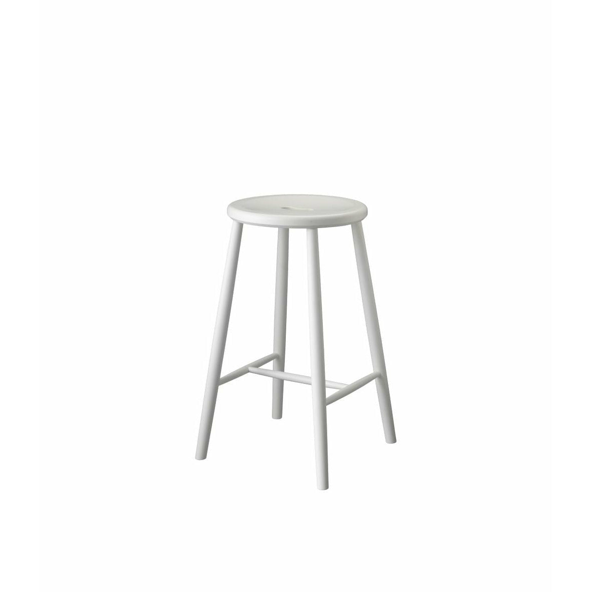 FDB Møbler J27 C Tabouret de bar, blanc, blanc