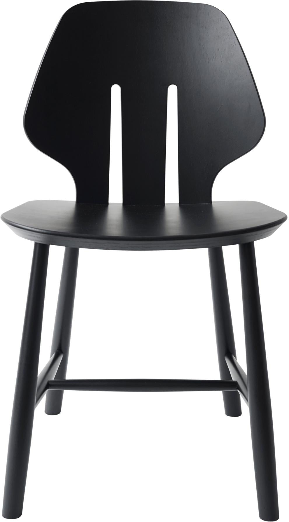 Silla de comedor FDB Møbler J67, Beech negro