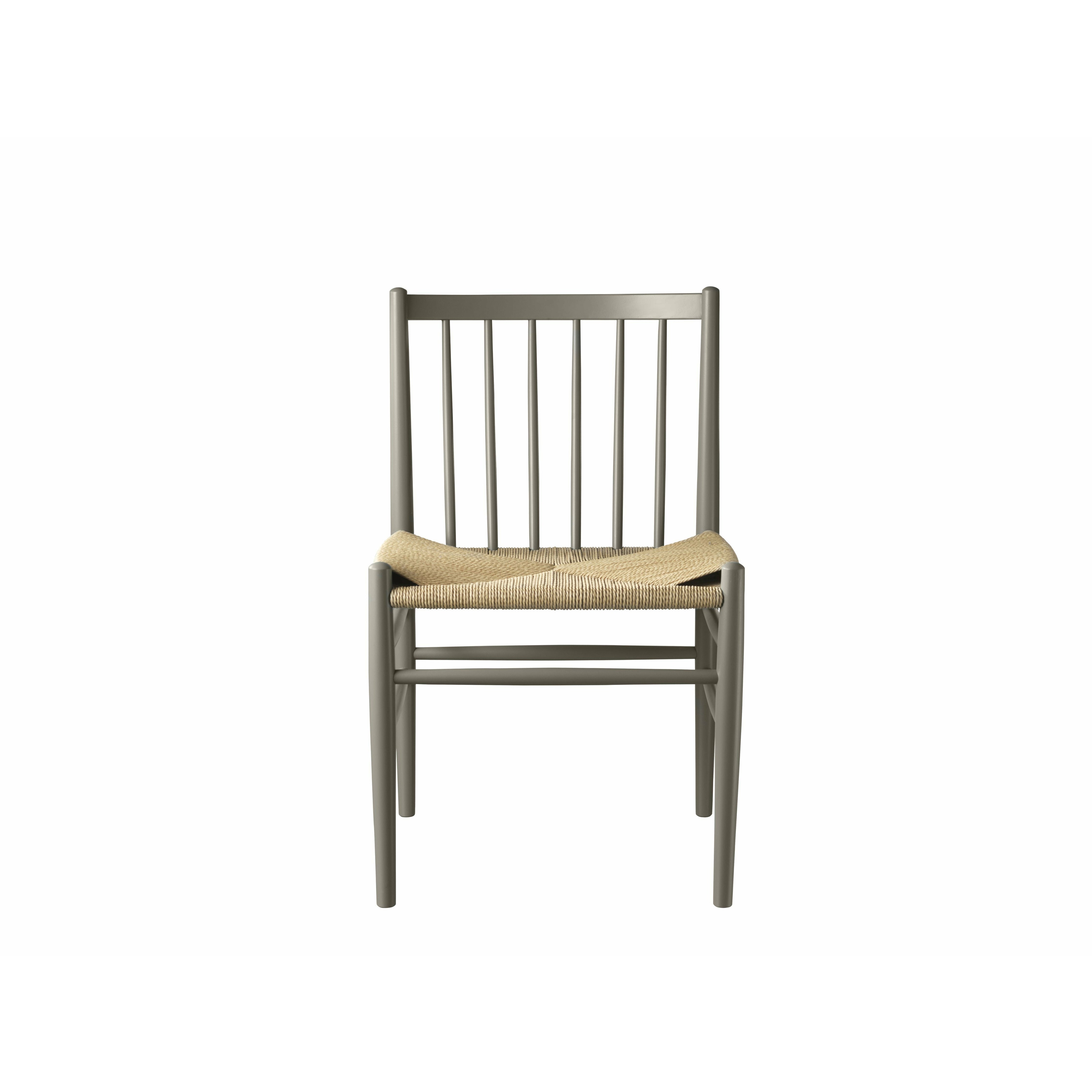 Fdb Møbler J80 Jørgen Bækmark Chair, Moss Grey/Natural