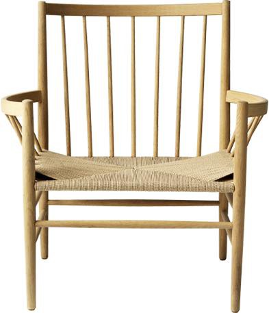 FDB Møbler J82 Lounge Stuhl, Eiche, Natural Mesh
