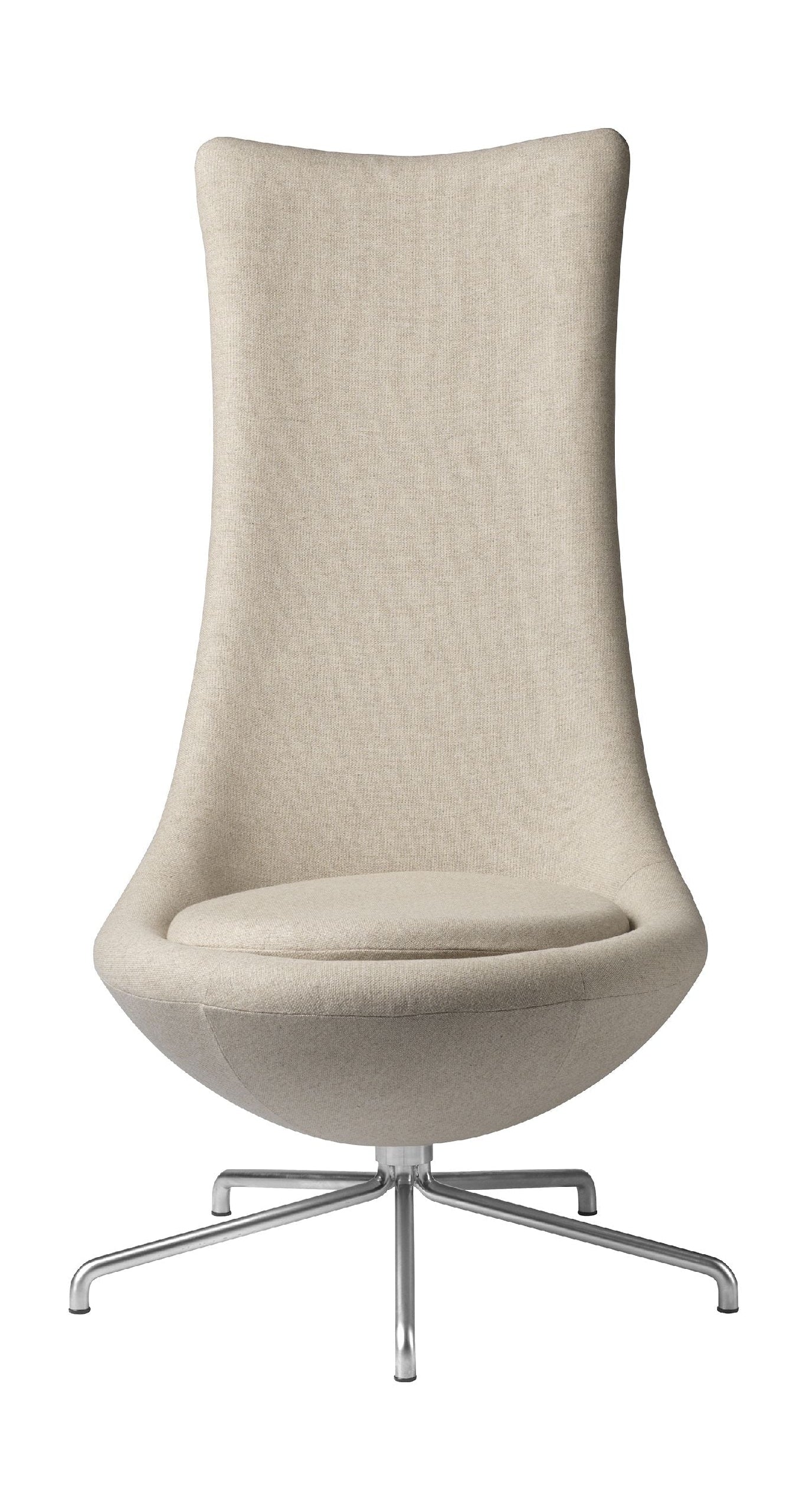 [product_category]-Fdb Møbler L41 Bellamie Lounge Chair With Swivel, Beige/Metal-FDB Møbler-5715054008623-L414211410101-FDB-1