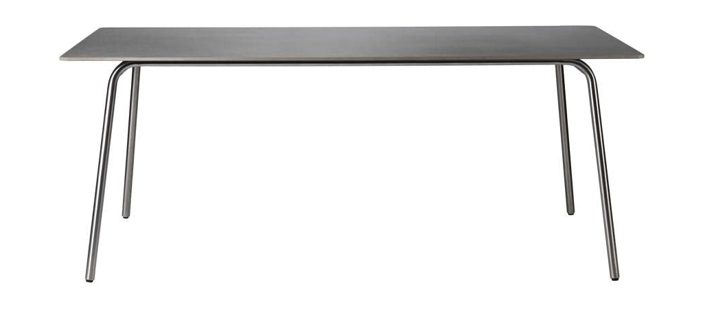 FDB Møbler M21 Teglgård Garden Table Steel/Stone, 90x180 cm